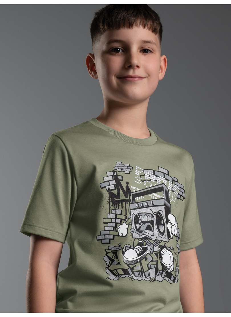 Trigema T-Shirt »TRIGEMA T Shirt mit Printmotiv "Music-Box"« 1