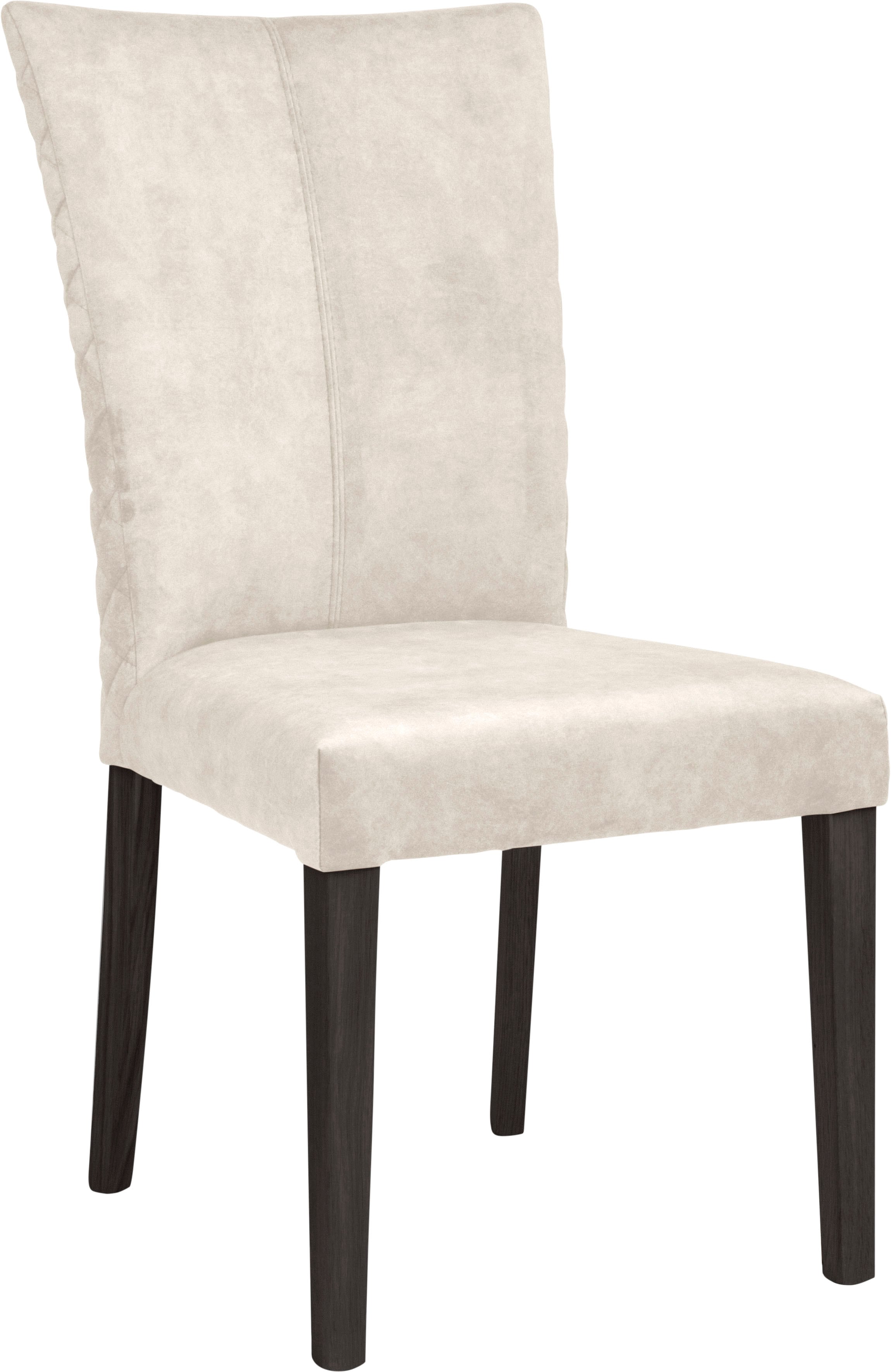 Leonique 4-Fußstuhl »Vence« (Set) 2 Stk. Luxus-Microfaser mit Rautensteppun günstig online kaufen