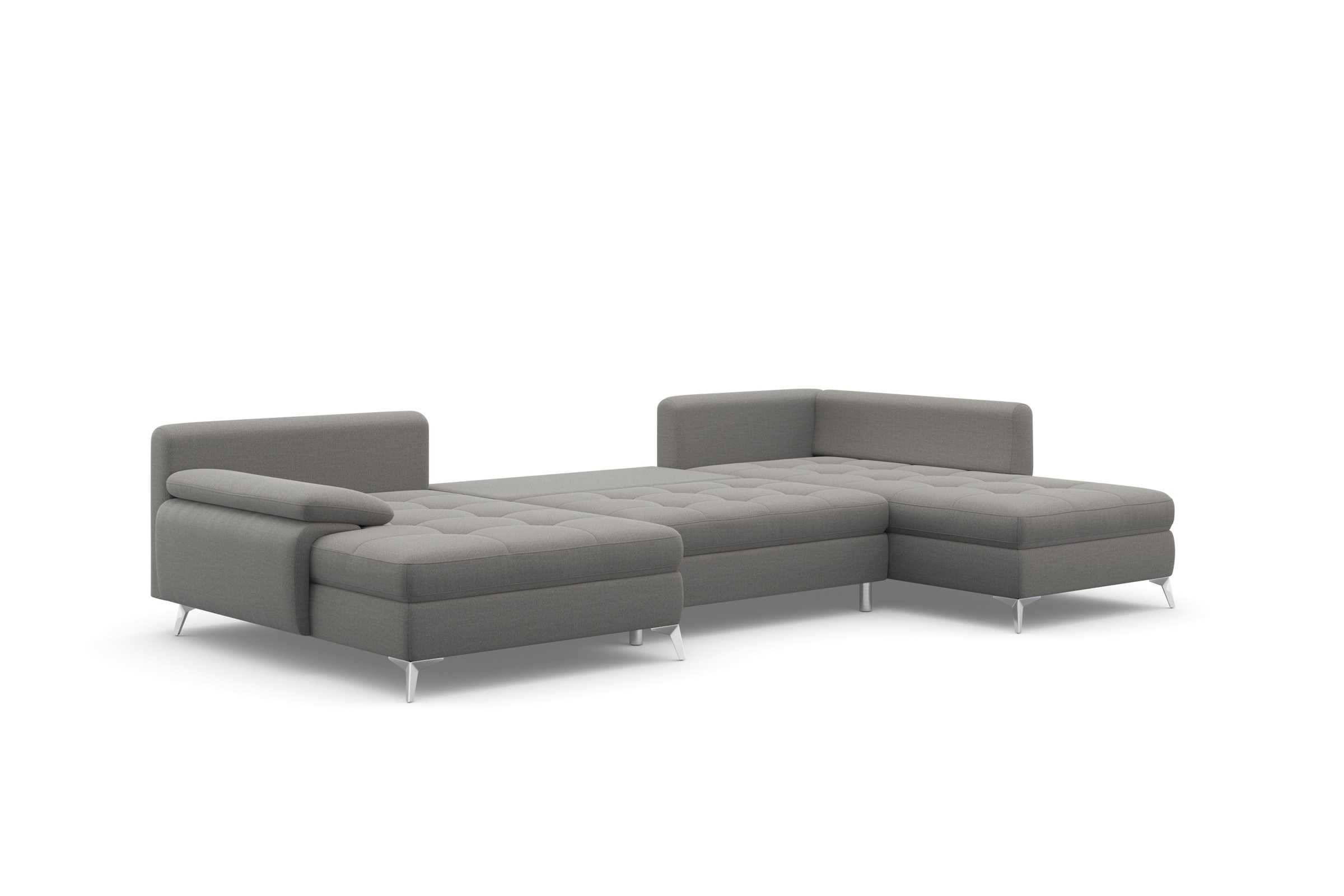sit&more Wohnlandschaft »Latigo U-Form«, mit Recamiere, wahlweise mit Bettfunktion und Bettkasten