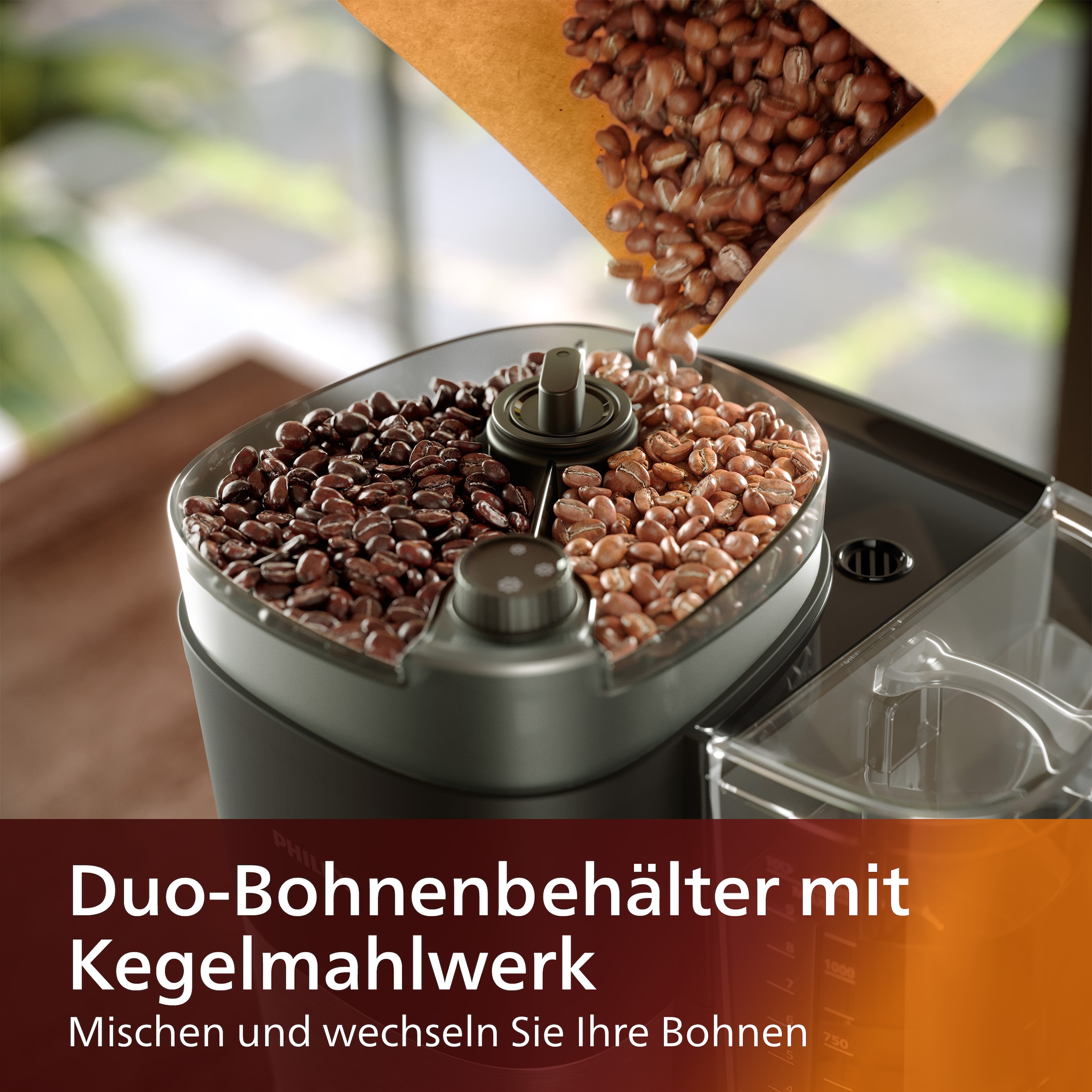 Philips Kaffeemaschine mit Mahlwerk »HD7900/50 All-in-1 Brew«, Permanentfilter, 1x4, mit Smart Dosierung und Duo-Kaffeebohnenbehälter, inkl. Dosierlöffel