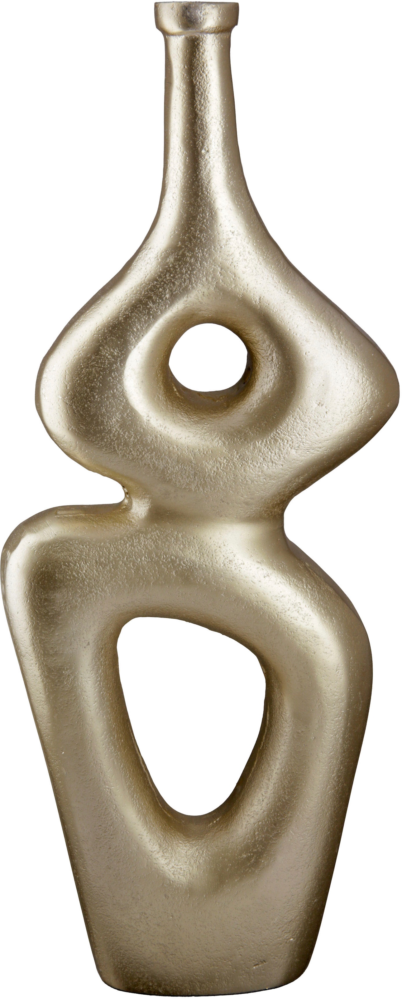 Casablanca by Gilde Dekovase »Formas«, (1 St.), Vase aus Aluminium, Dekoobj günstig online kaufen