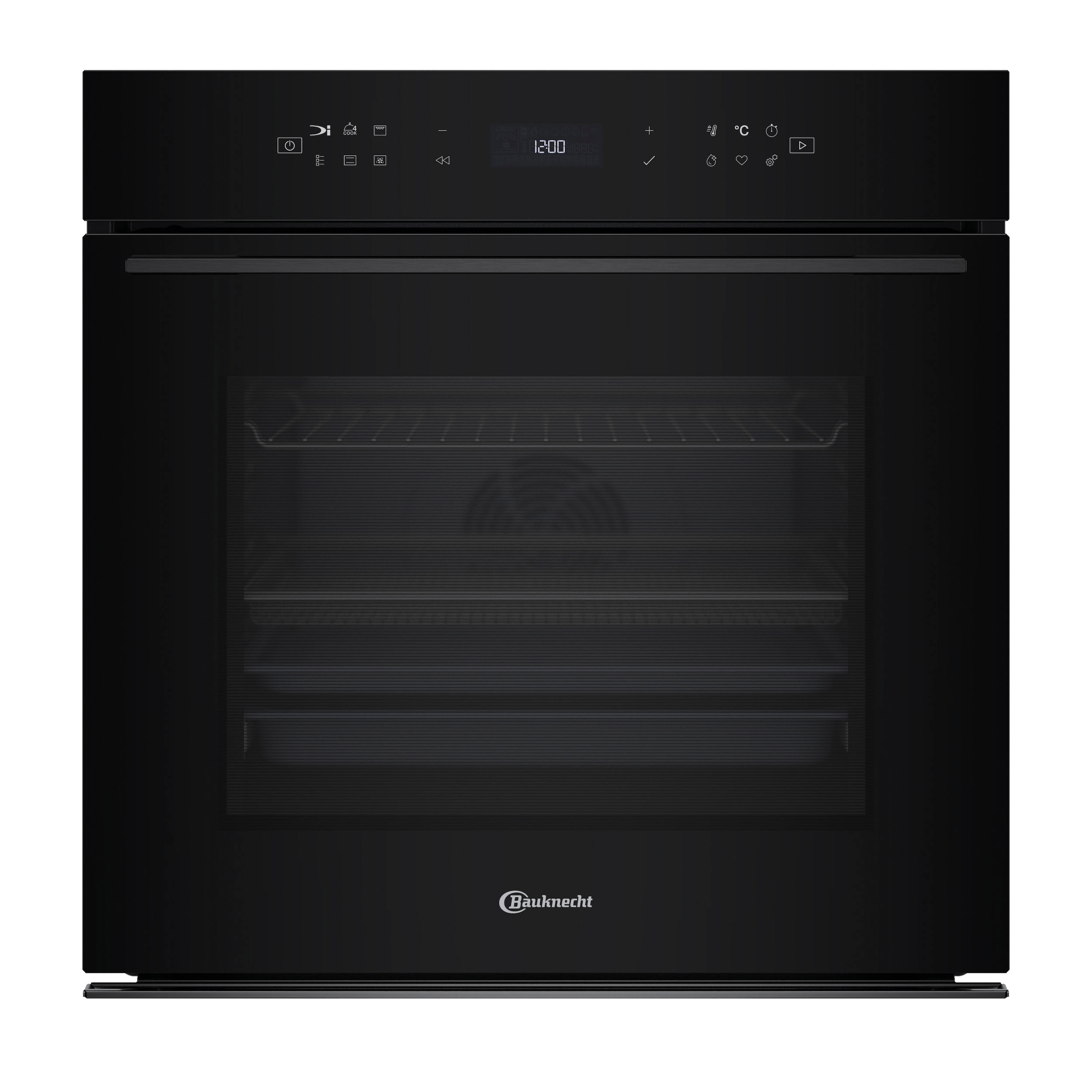 BAUKNECHT Einbaubackofen  »BBI78HT1SK«, mit 1-fach-Teleskopauszug, Hydrolyse, AirFry-Funktion, Pizzafunktion, 1-fach-Teleskopauszug, Hydrolyse