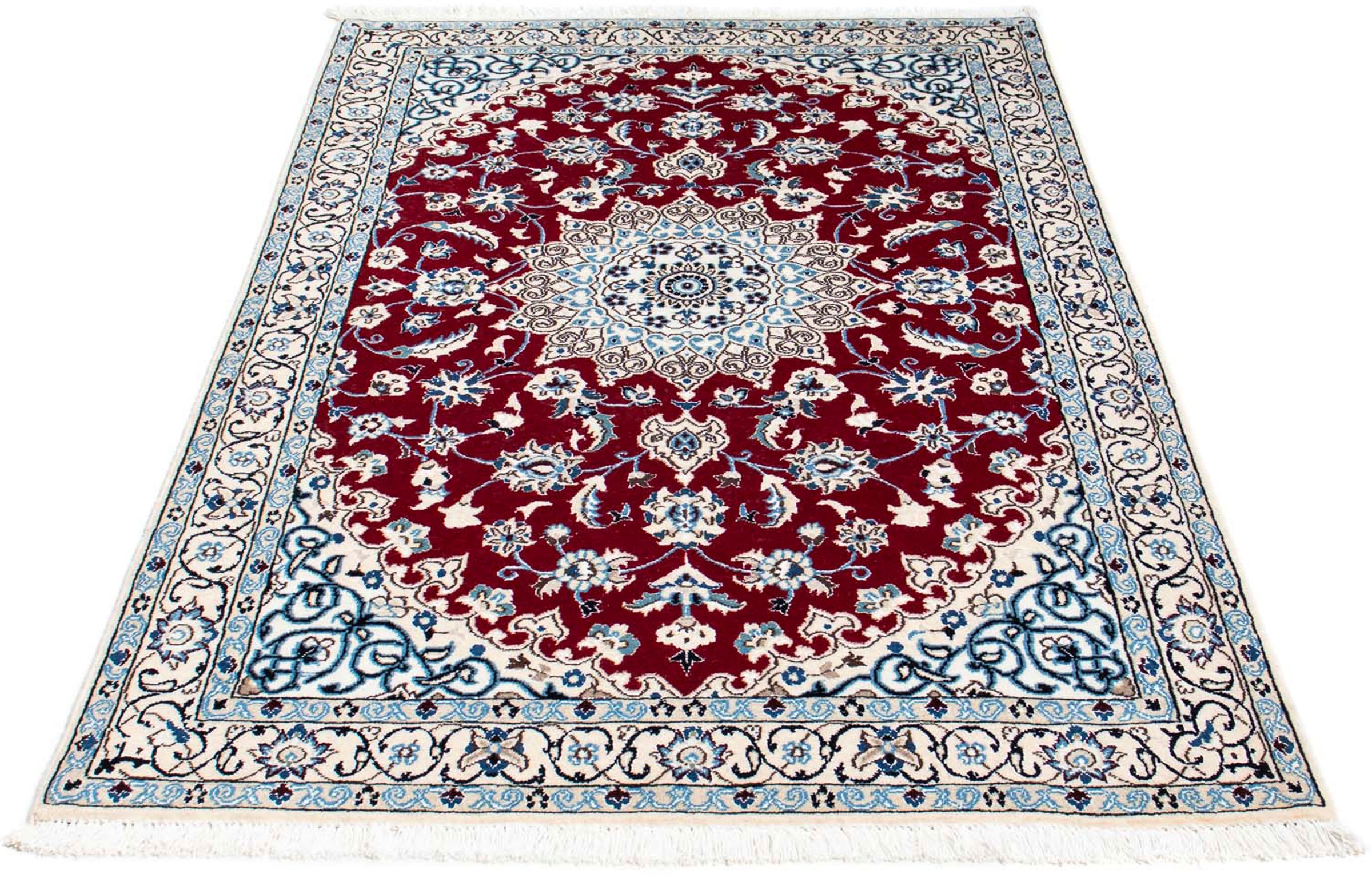 morgenland Orientteppich »Perser - Nain - Royal - 177 x 107 cm - dunkelrot« günstig online kaufen