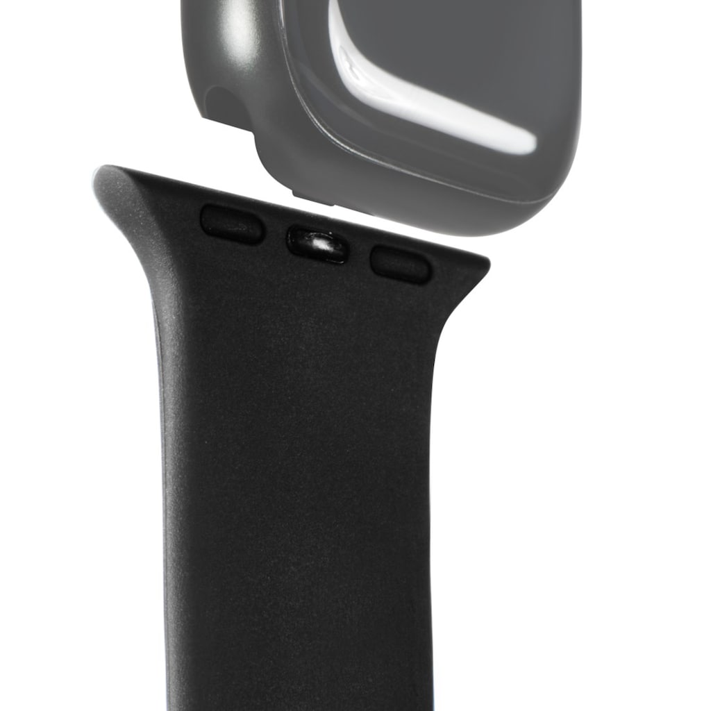 Hama Smartwatch-Armband »Wechselarmband für Apple Watch 9, Apple Watch Ultra 2, Apple Watch SE«, (2 tlg.), 49mm, 45mm, 44mm, 42mm, Silikon, Apple Watch Ultra, 8,SE,7,6,5,4,3,2,1