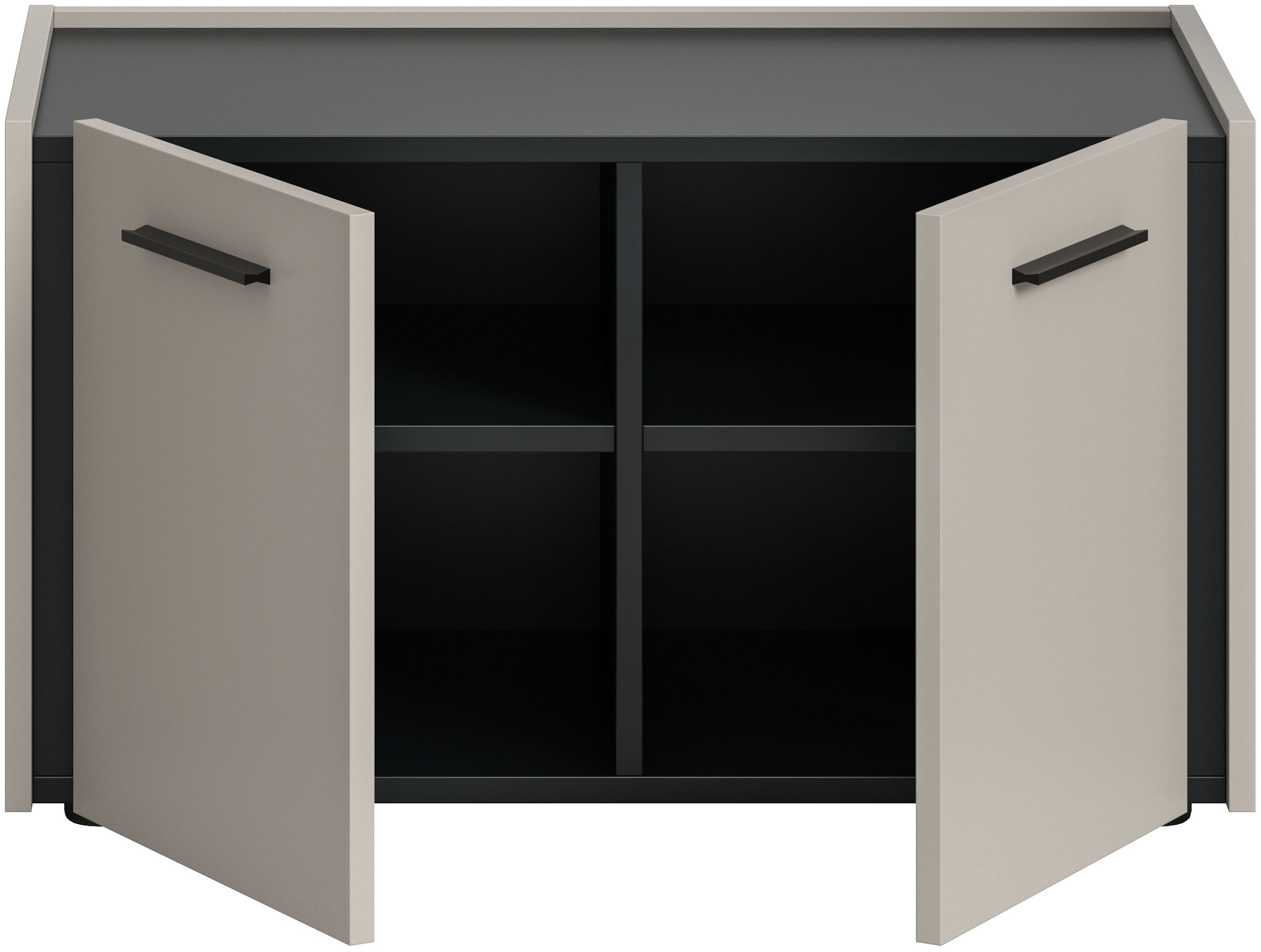 Home affaire Sitzbank »RAK, Breite 75 xm, 2 Türen, 2 Einlegeböden, 4 Fächer« bietet Platz für ca. 12 Schuhe,  Bank, Garderobenbank, Dielenbank, Flurbank, Kommode