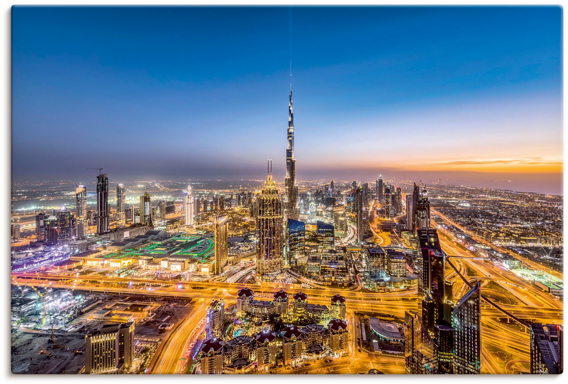 Artland Leinwandbild »Dubai IV«, Bilder von Asien, (1 St.), auf Keilrahmen günstig online kaufen