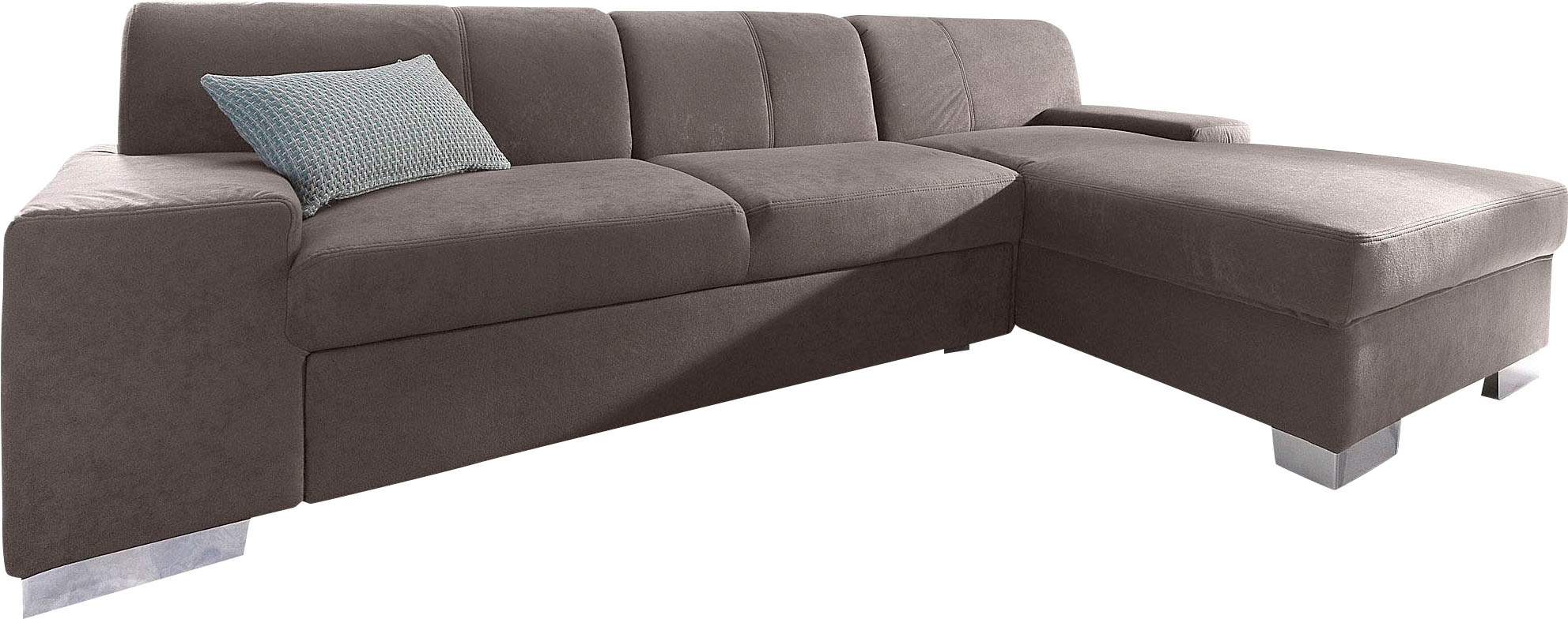 DOMO collection Ecksofa »Star L-Form«, wahlweise mit Bettfunktion