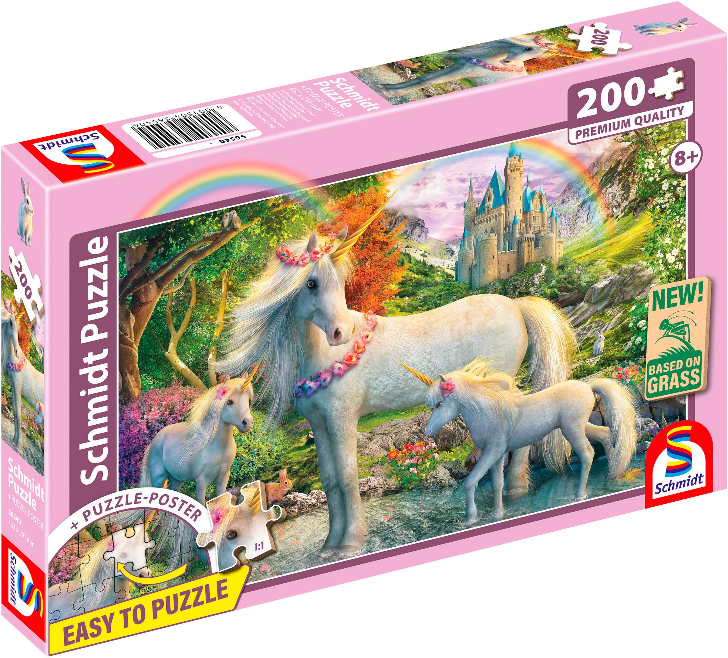 Schmidt Spiele Puzzle »Einhornstute mit zwei Fohlen«, Made in Europe