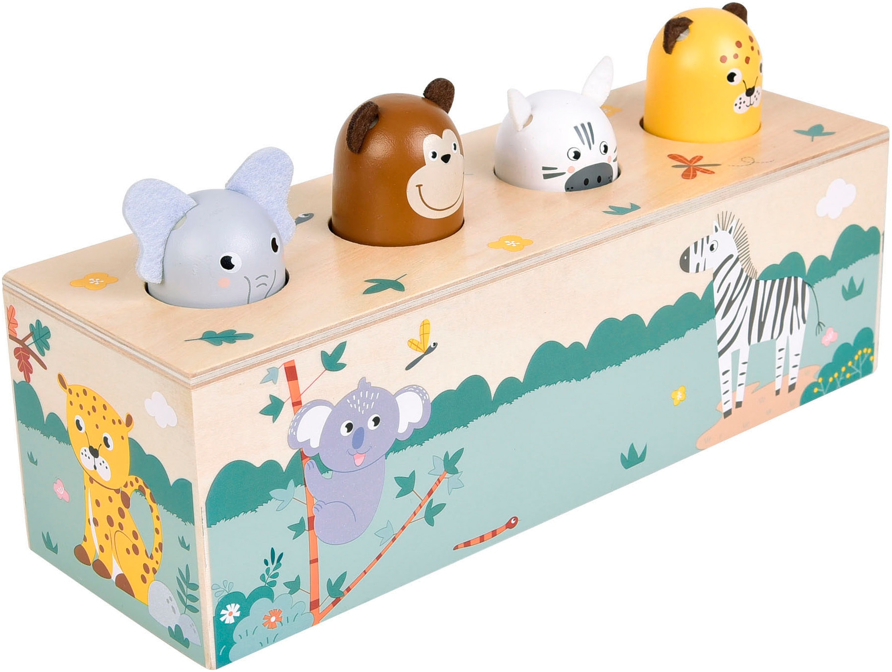 Small Foot Spielzeug-Musikinstrument »Drückspiel Tierlaute Safari«