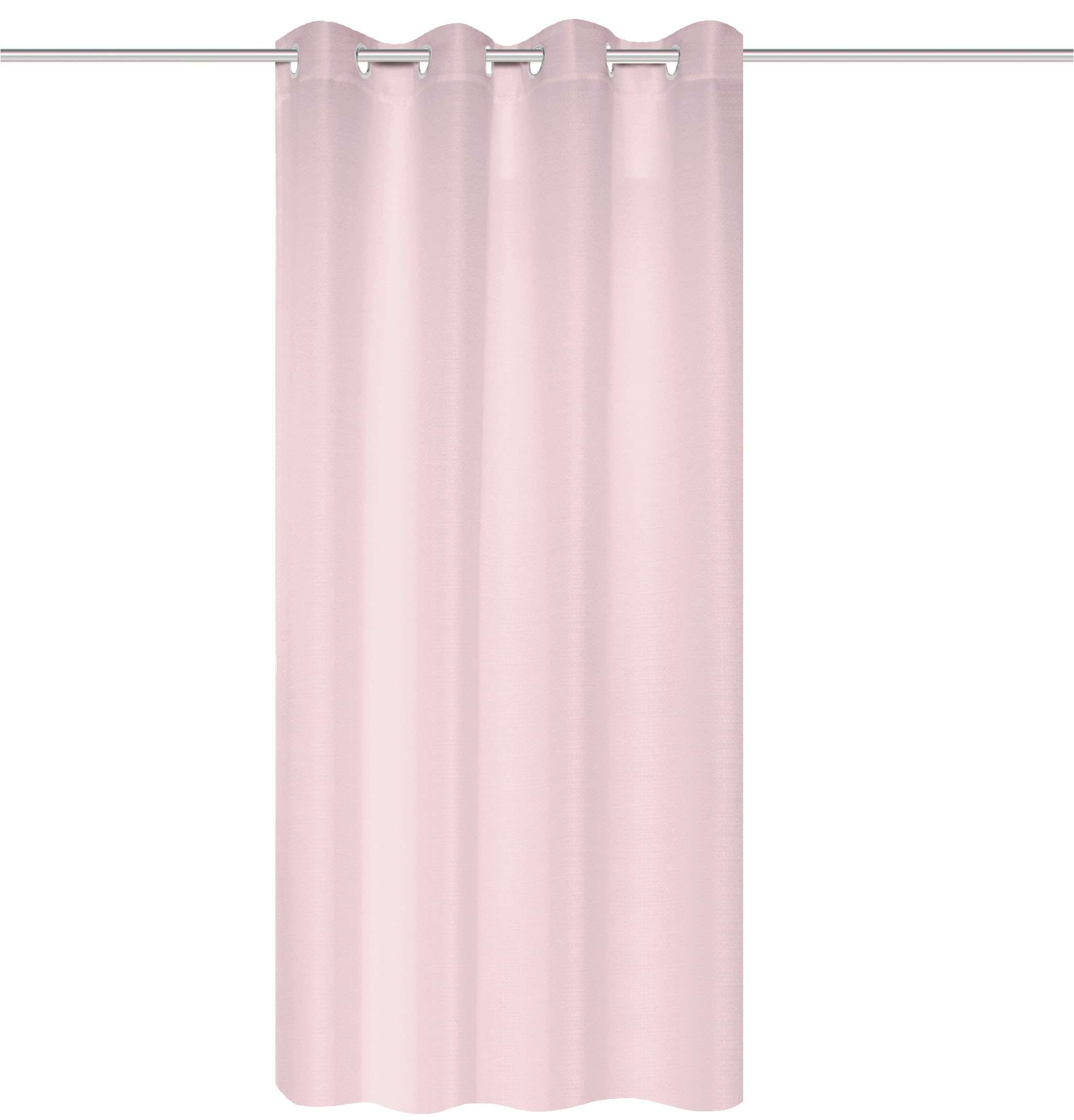 Home Basics Vorhang »BENOGA« Ösen 1 Stk. tlg. Ösenschal, Uni, Dekostruktur