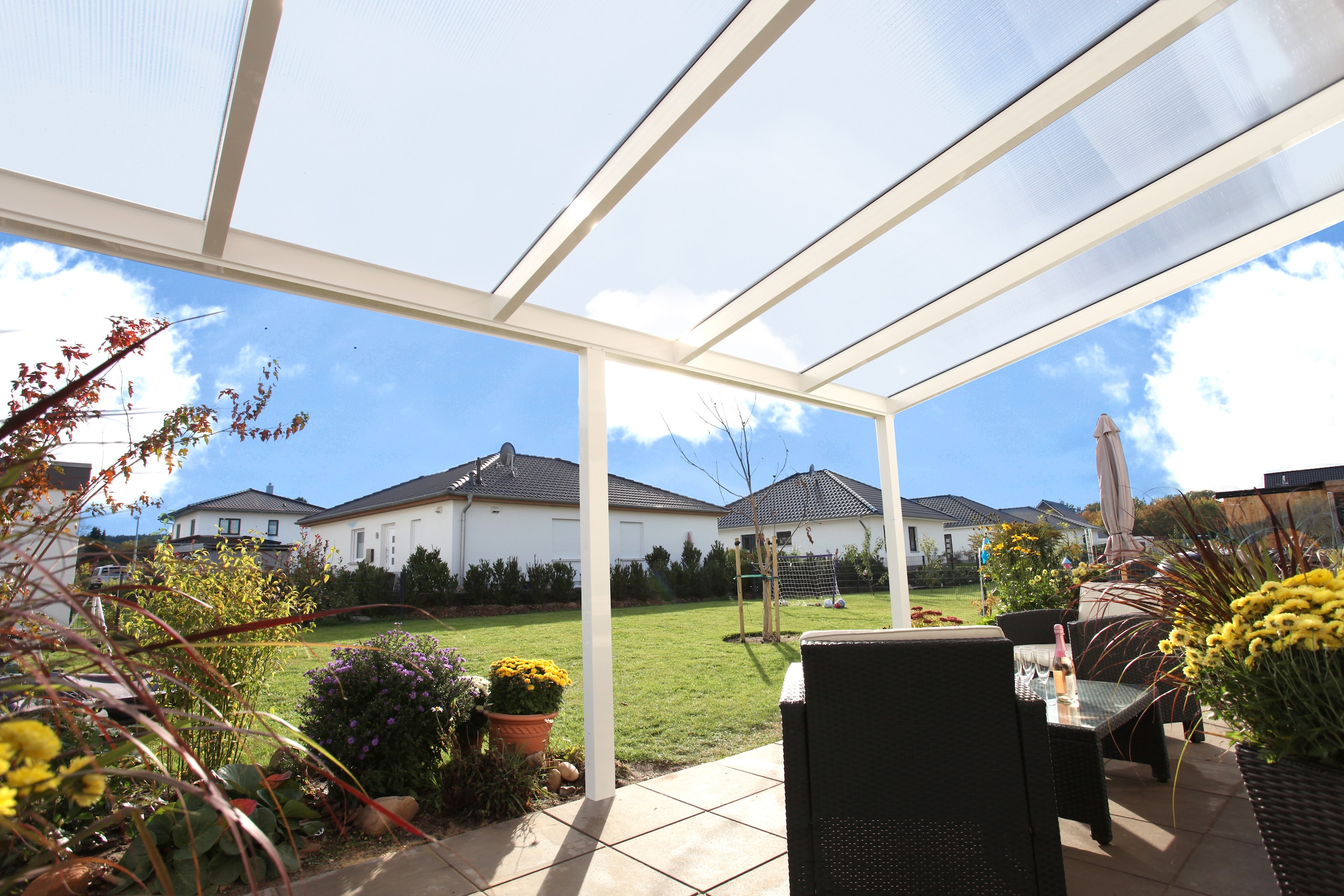 Skanholz Terrassendach »Garda« Aluminium