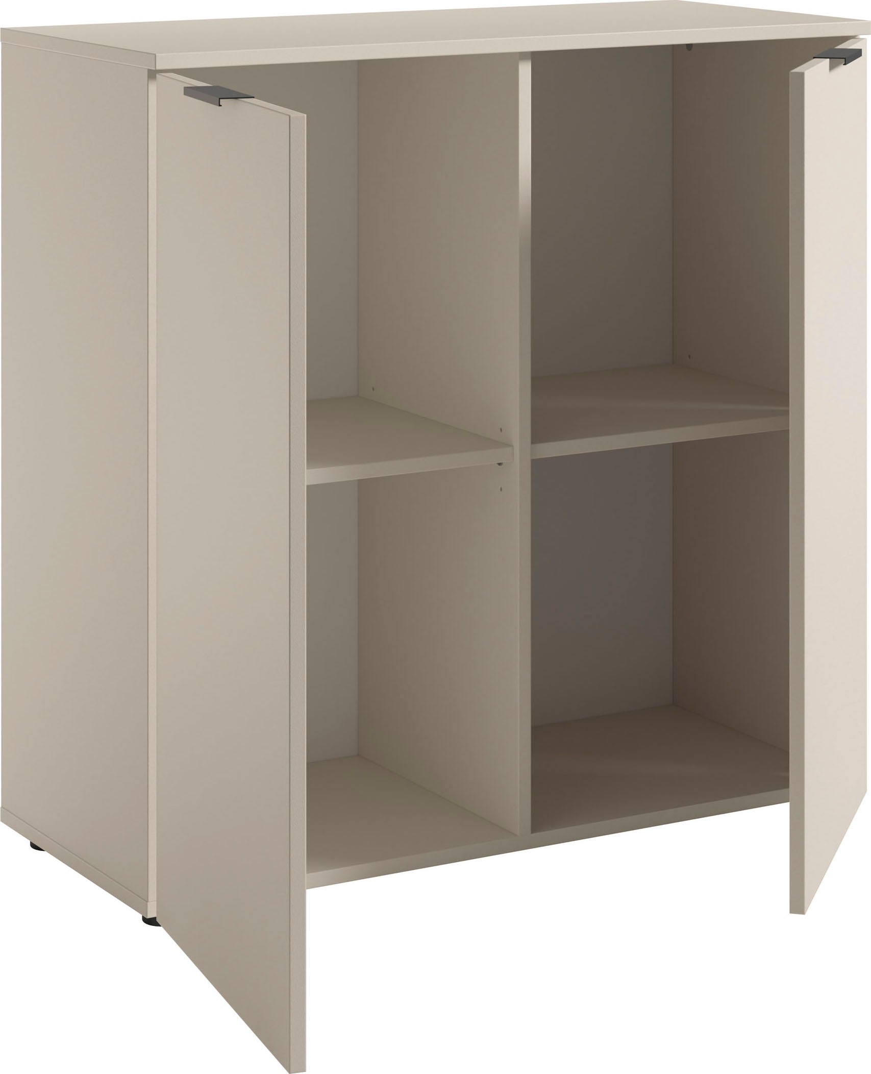 HBZ Sideboard »Linz Kommode, BxHxT 90x90x40cm«, (1 St.), Breite 90cm,Lip-Griff,Melaminbeschichtung