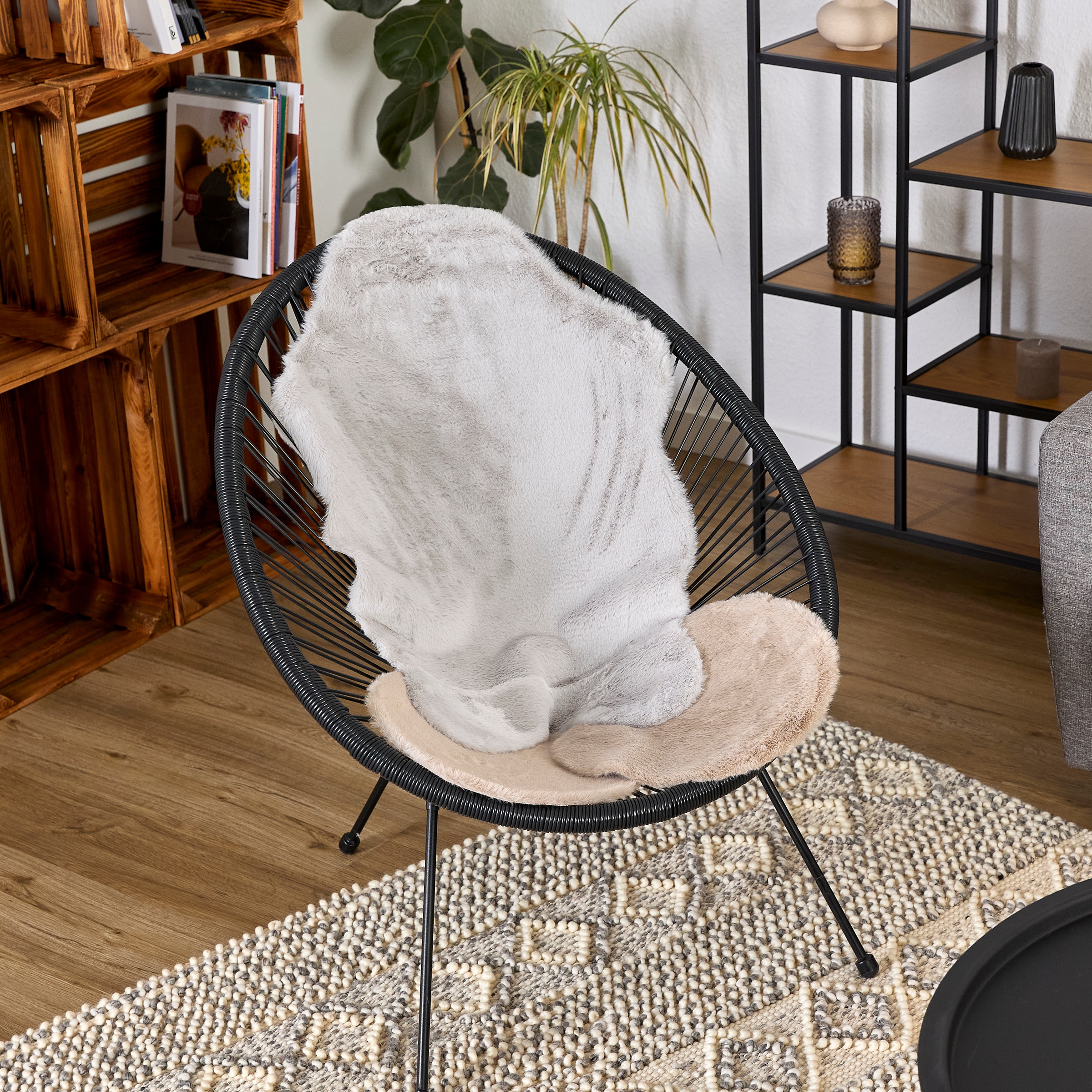 ASTRA Fellteppich »Elda , Kunstfell« rechteckig 13 mm Höhe Dekofell, kuschelweich,  Wohnzimmer, Kinderzimmer, Kaninchenhaptik