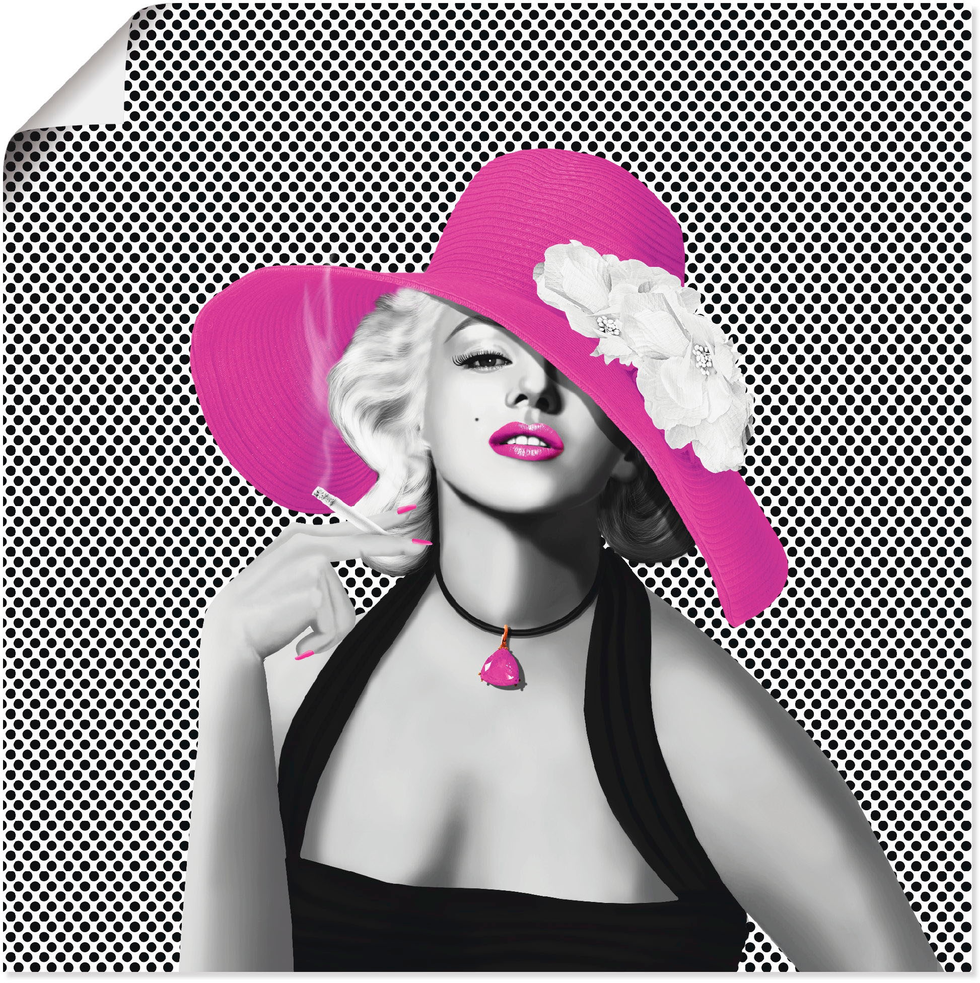 Artland Wandbild »Marilyn in Pop Art«, Stars, (1 St.), als Leinwandbild, Po günstig online kaufen