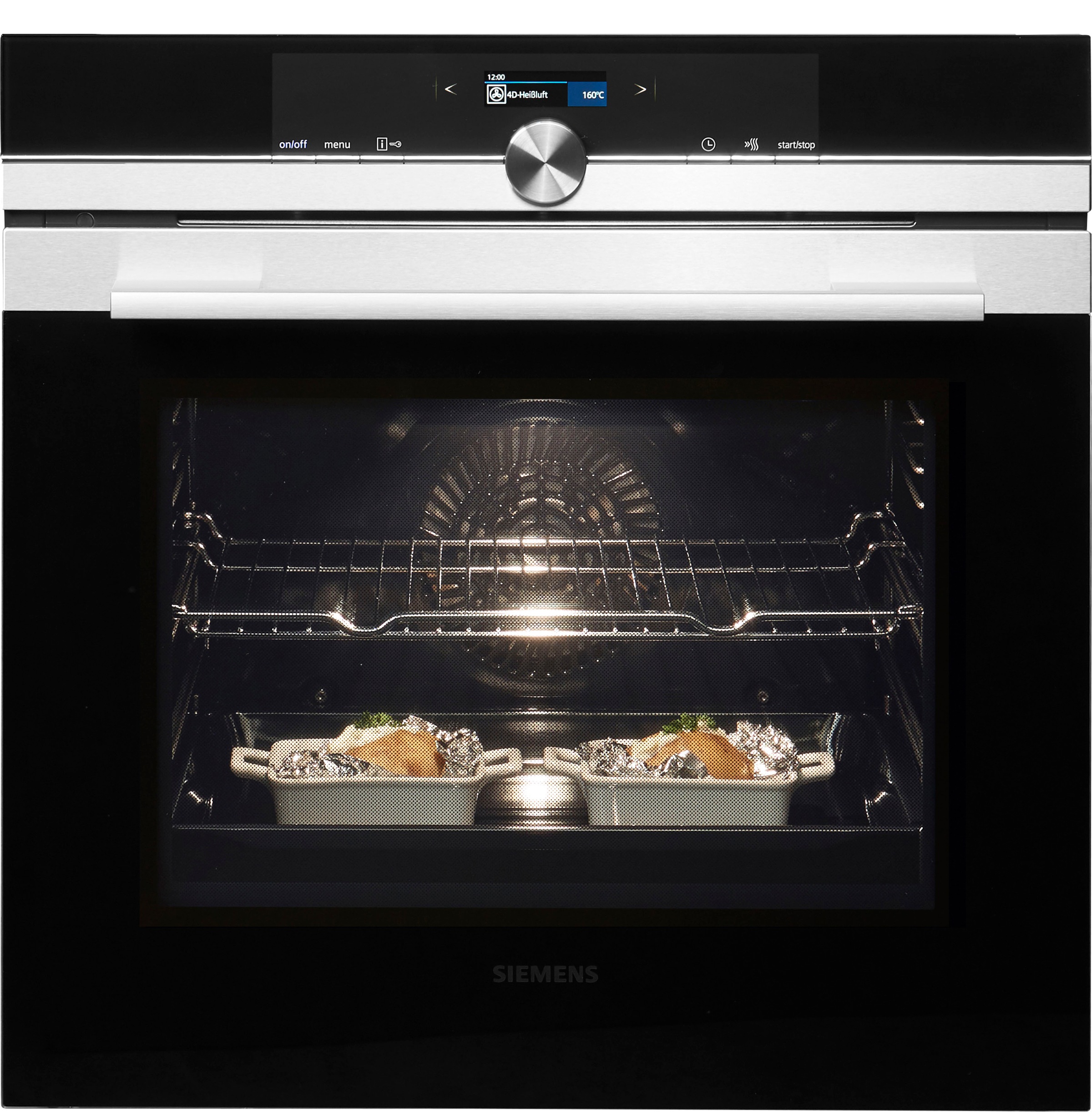 3. Bild von SIEMENS Backofen-Set »EQ872DV01R«, HB672GBS1, mit 3-fach-Teleskopauszug, Pyrolyse-Selbstreinigung
