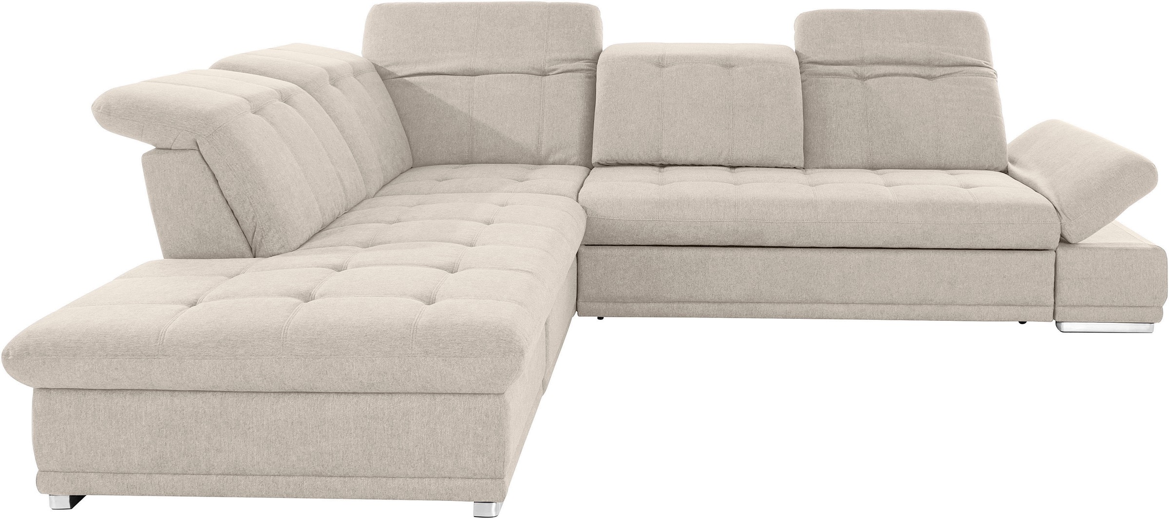 COTTA Ecksofa »Holiday L-Form mit Sitztiefen-, Armteil- und Kopfteilverstel günstig online kaufen