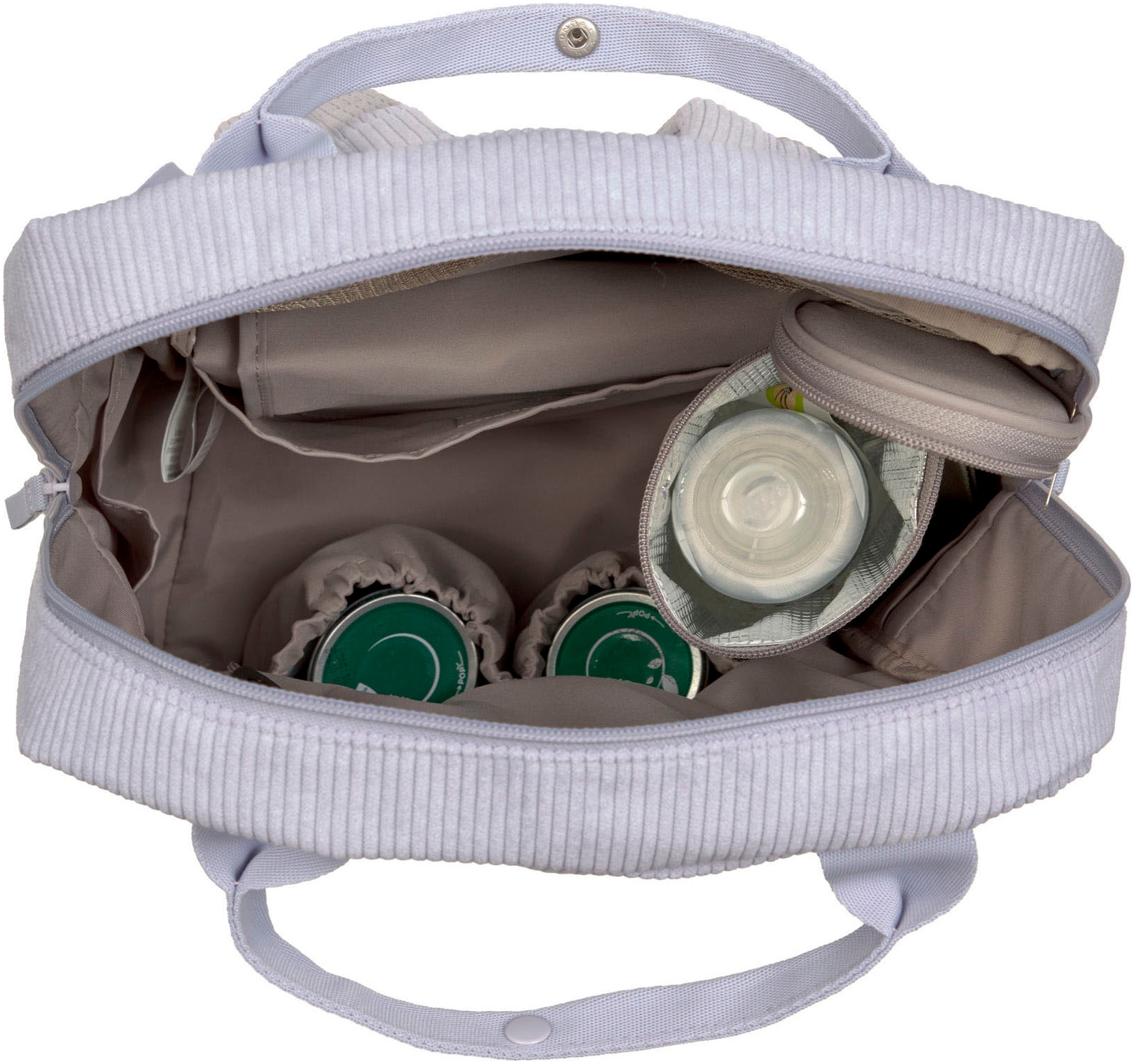 LÄSSIG Wickelrucksack »Green Label, Vividal Backpack, Cord lilac«