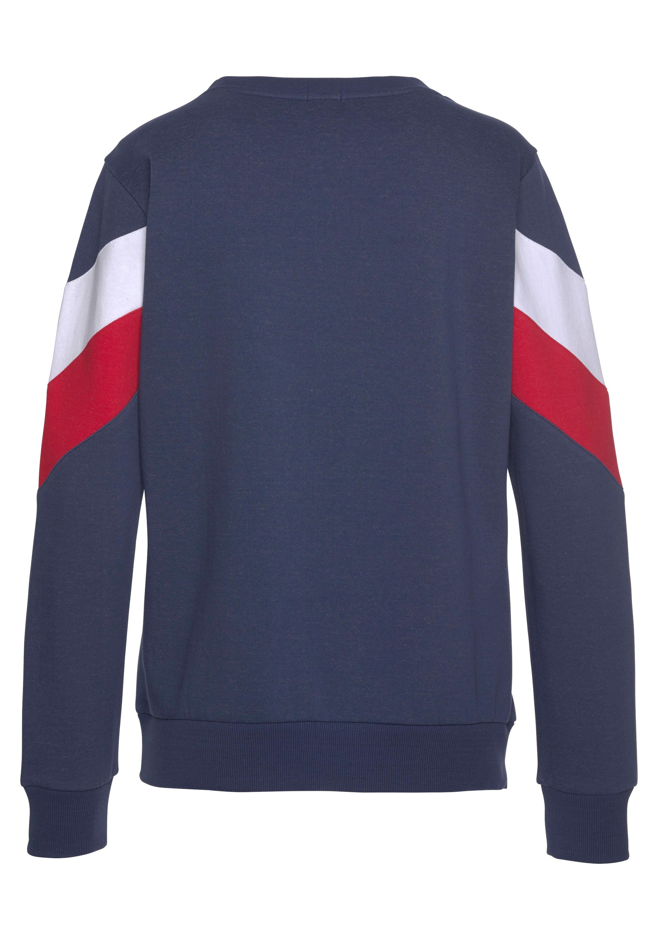 H.I.S Sweatshirt, mit Kontraststreifen an Vorderseite und Ärmeln, Loungewear