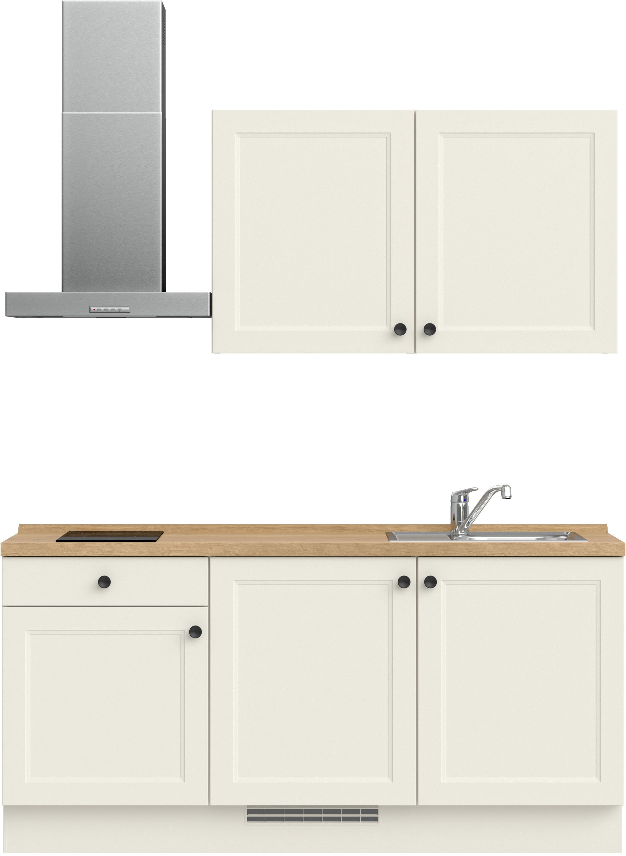 nobilia® Küchenzeile »"Cascada I"«, vormontiert, Ausrichtung wählbar, Breite 180 cm, wahlw. mit E-Geräten