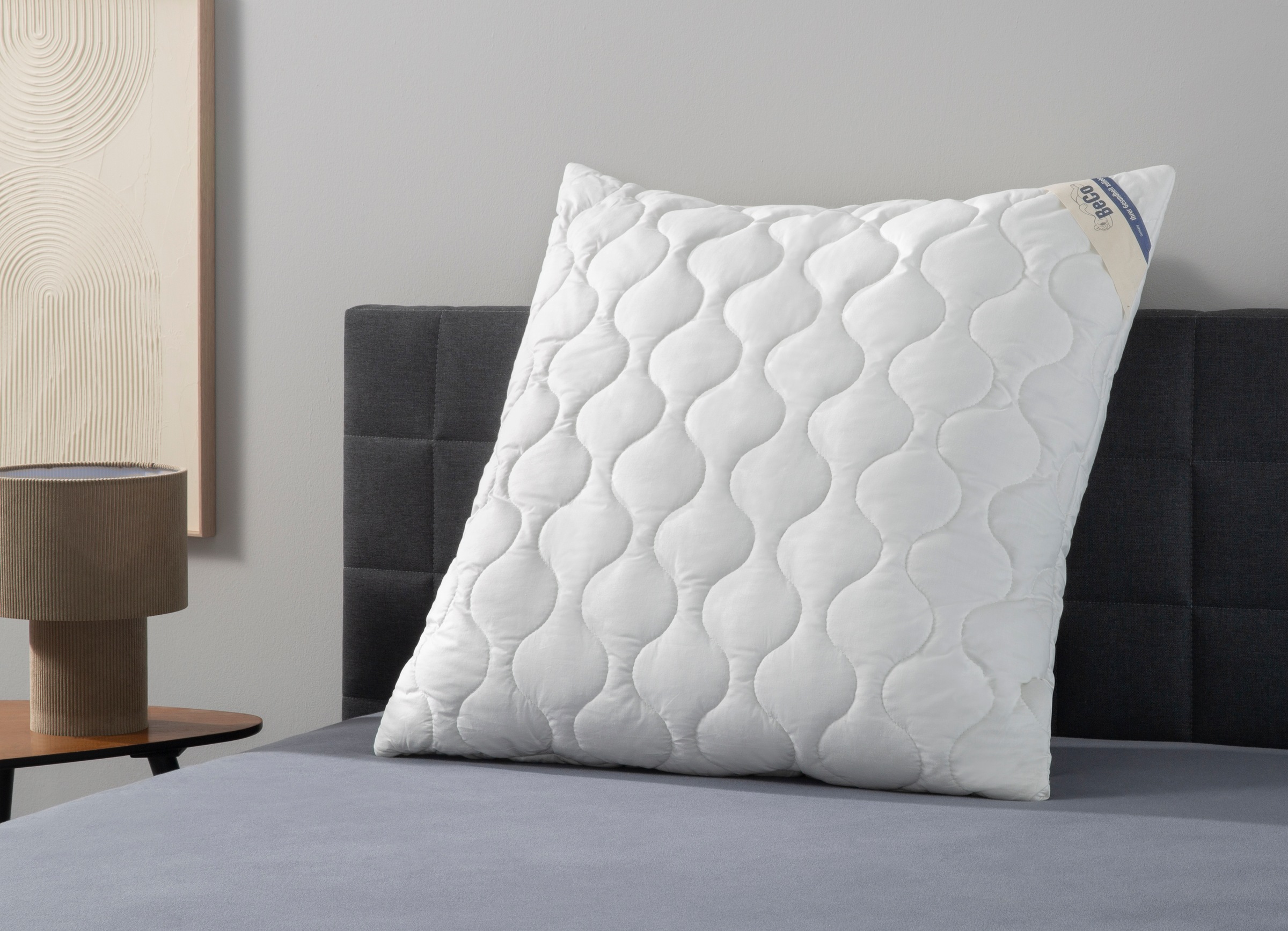Beco Kunstfaserkopfkissen »Aerelle Blue Eco, 40x80 & 80x80 cm« Füllung: Fas günstig online kaufen