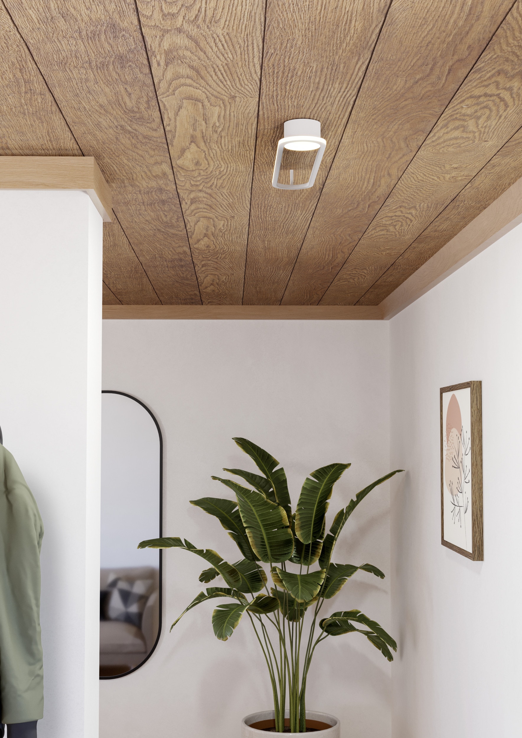 EGLO LED Deckenleuchte »COLLECORVINO Deckenlampe - Alu, Stahl - LED - 24W - IP20« LED-Modul 1 Stk. Kaltweiß | Neutralweiß | Warmweiß Wohzimmerlampe, Esszimmerlampe, Flur, Schlafzimmer, L50 x B12,5 x H6cm