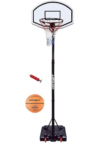 Hornet by Hudora Basketballständer »Hornet 260«, (Set, 3 St.,  Basketballständer mit Ball und Pumpe), mobil, höhenverstellbar bis 260 cm  online kaufen