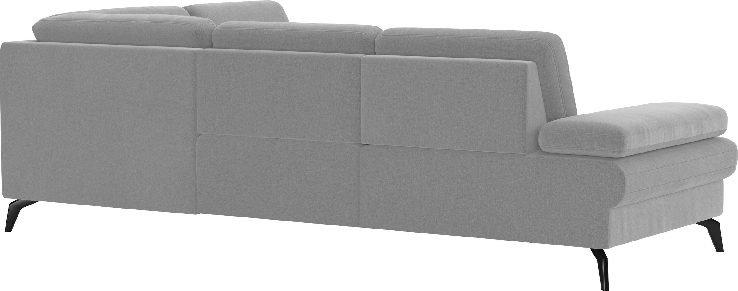 sit&more Ecksofa »Morris L-Form, inkl. Sitztiefenverstellung«, wahlweise mit Armteilverstellung, Bettfunktion & Bettkasten