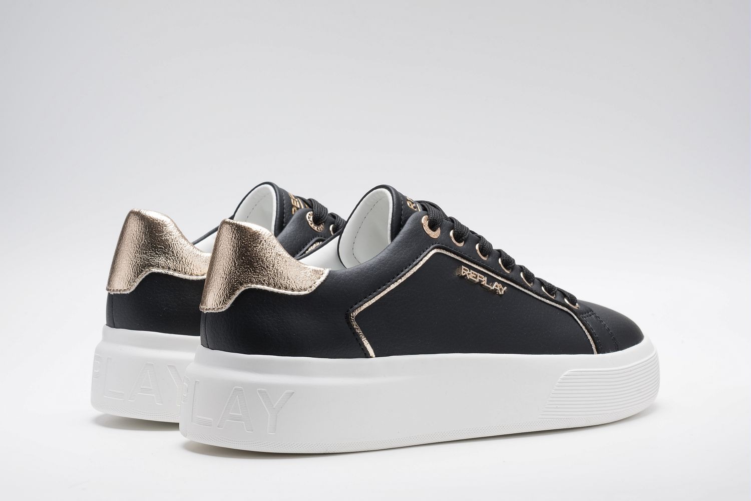 Replay Plateausneaker  Freizeitschuh, Schnürschuh, Halbschuh mit Label