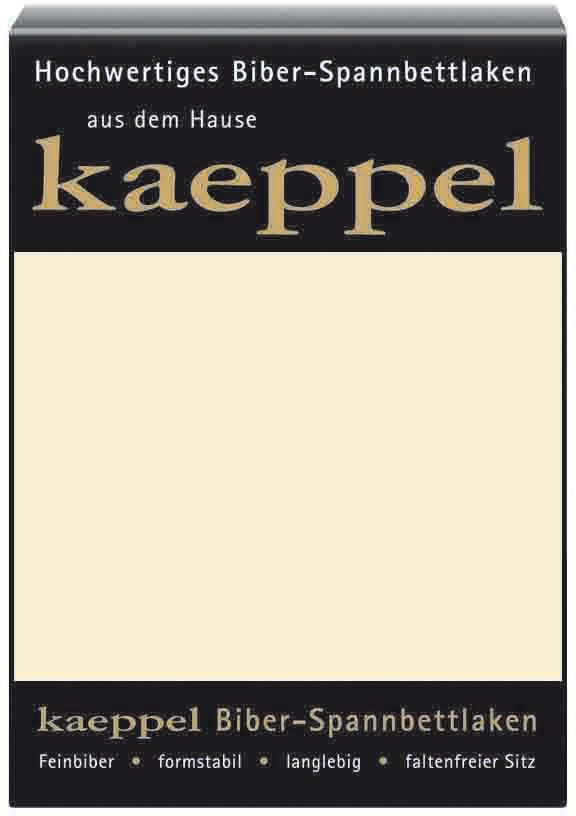 Kaeppel Spannbettlaken »Spannbettlaken Biber«, 100% Baumwolle, kuschelig we günstig online kaufen