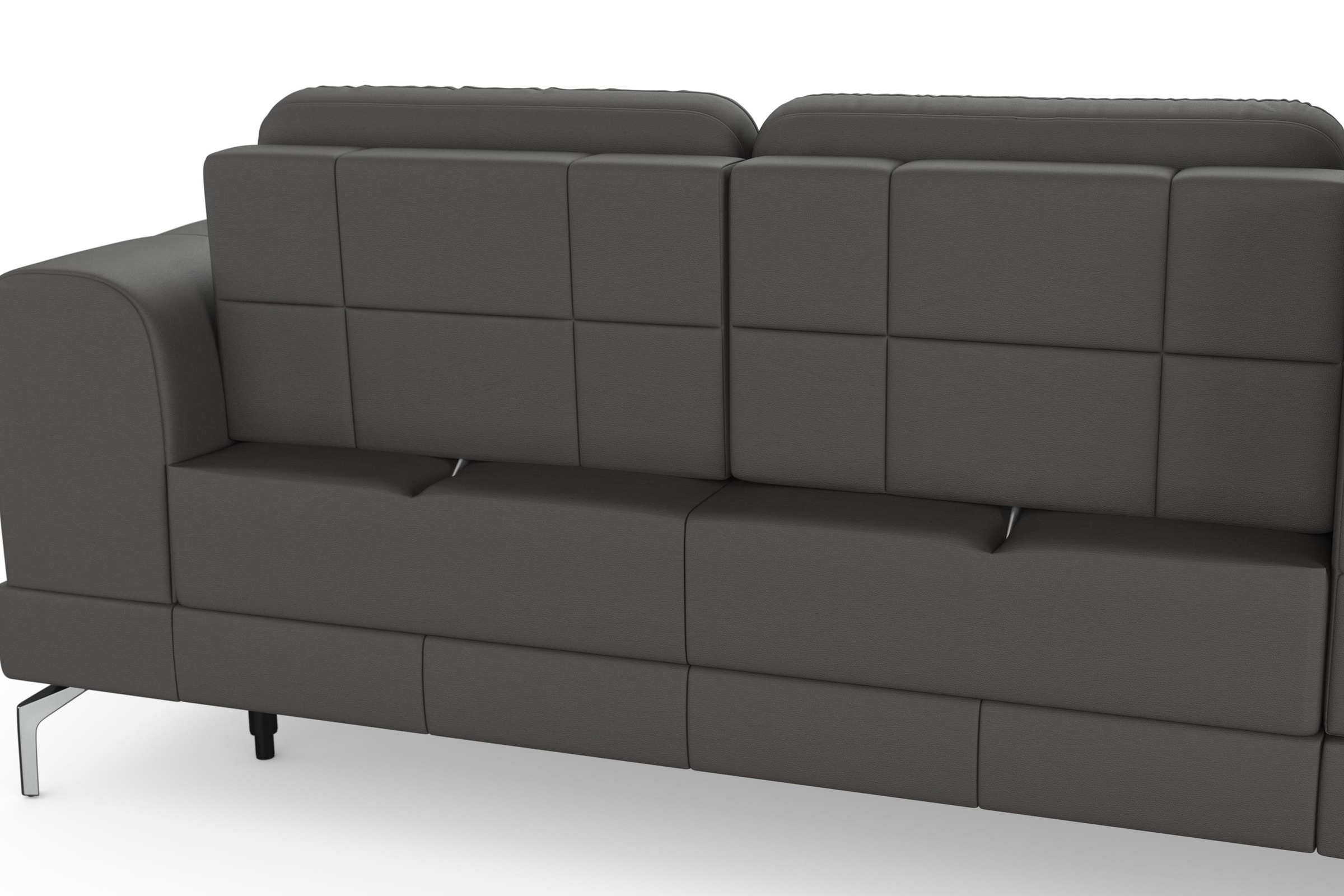sit&more Ecksofa »Bendigo L-Form«, inklusive Sitztiefenverstellung, Bodenfreiheit 15 cm, 2 Fußfarben