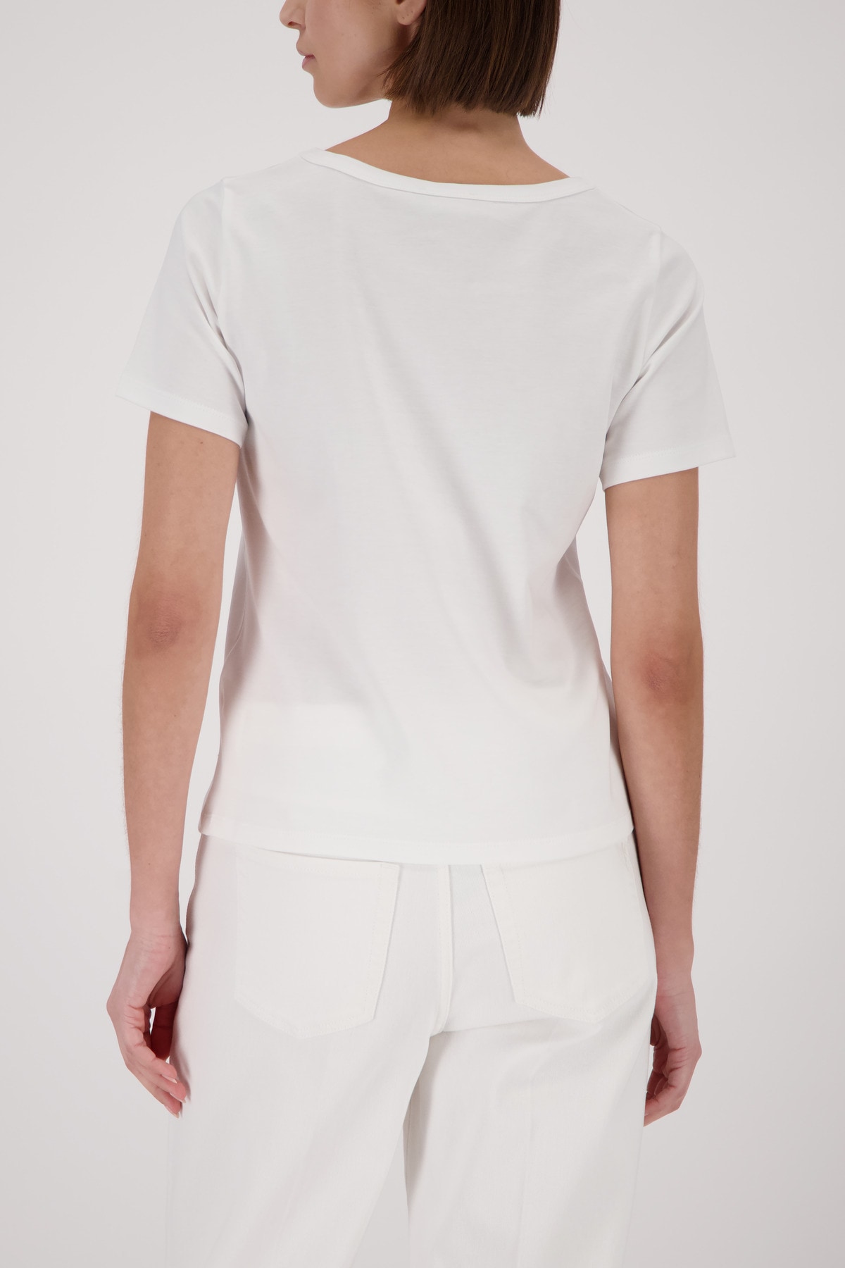 Monari T-Shirt »cincin« Regular fit mit Strasssteinen