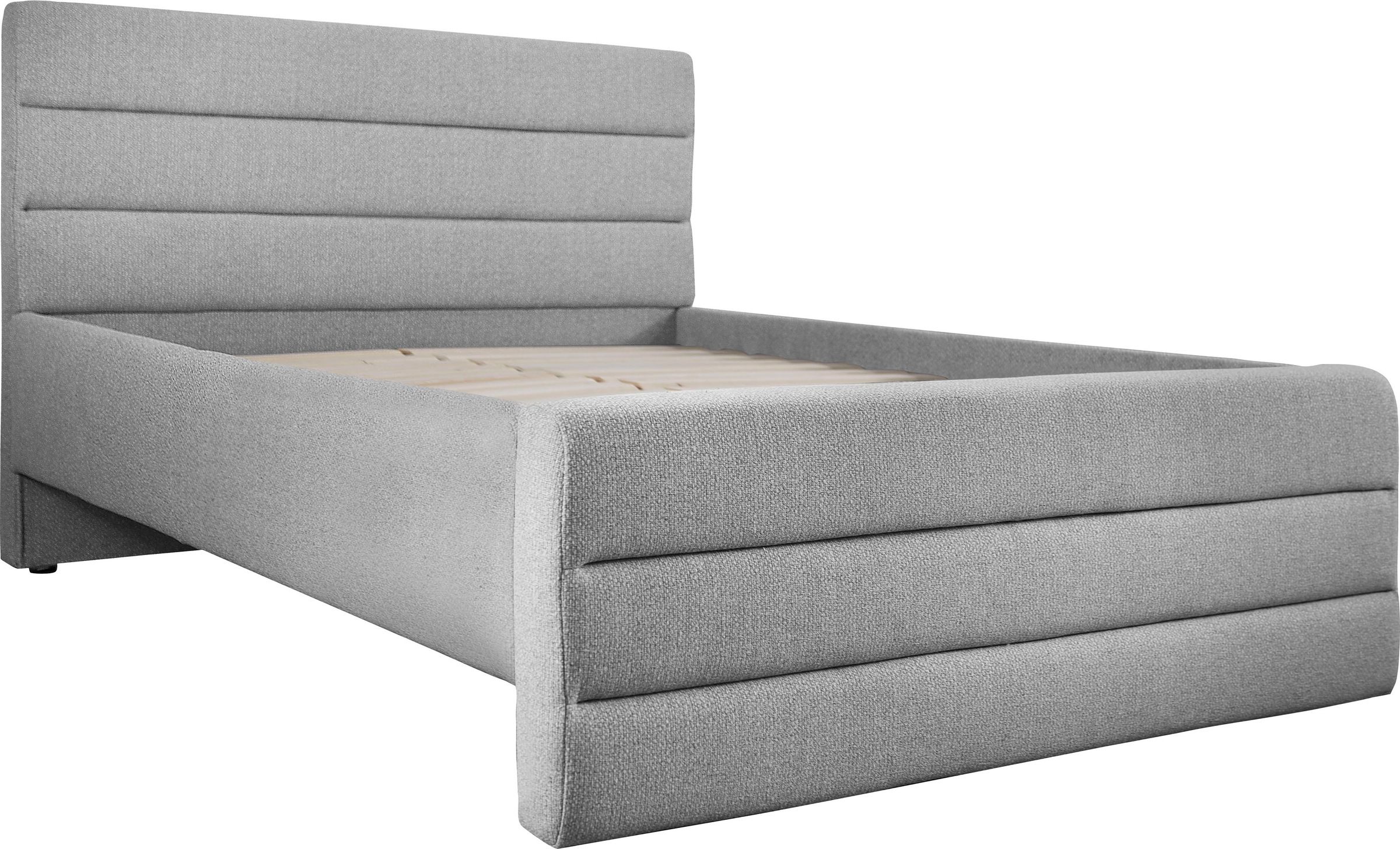 OTTO products Polsterbett "Merrit" Quernaht im Kopf- und Fußteil, in 5 Brei günstig online kaufen