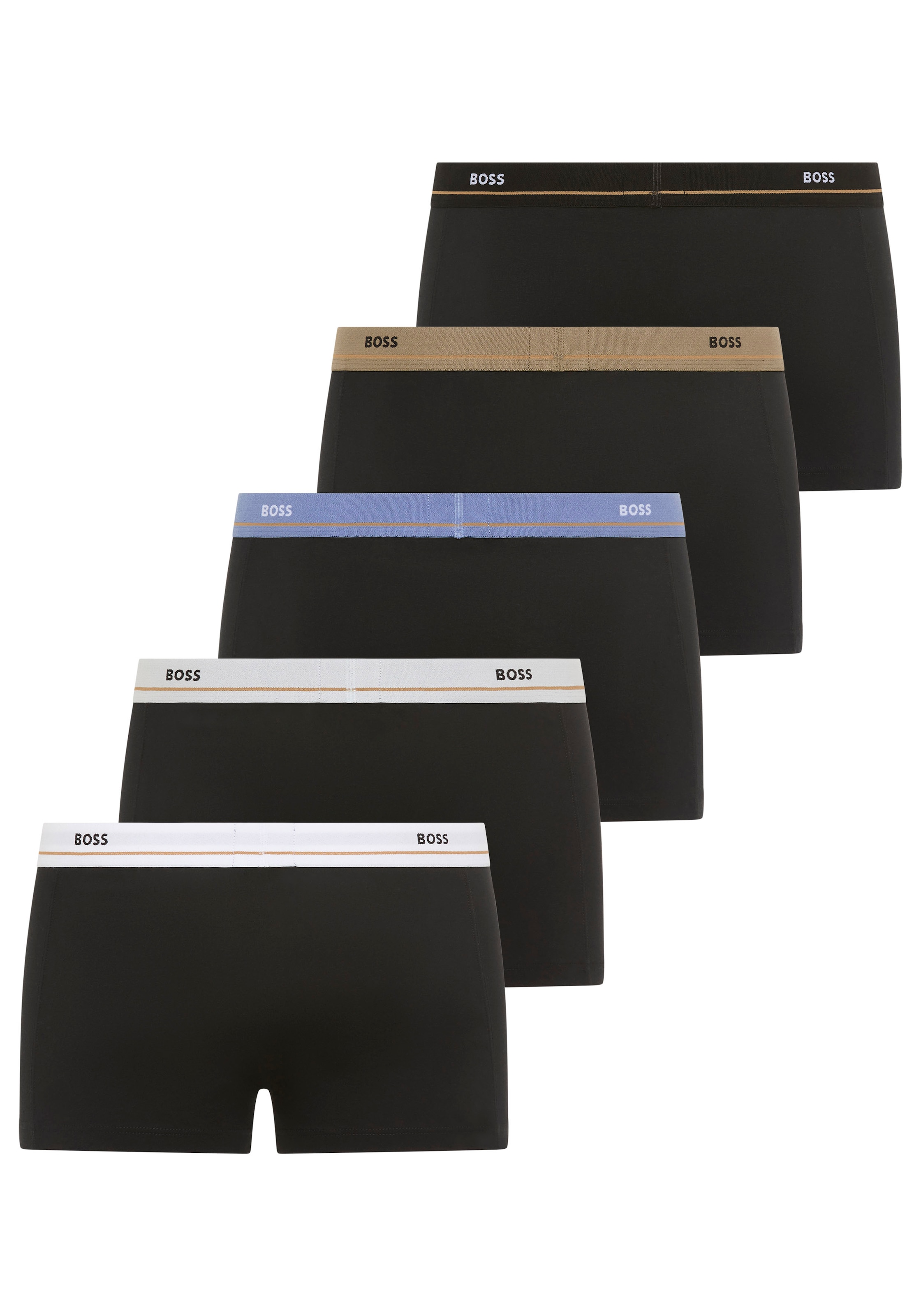 BOSS Trunk »Trunk 5P Essential« Packung, 5er, 5 Stk. mit elastischem Bund