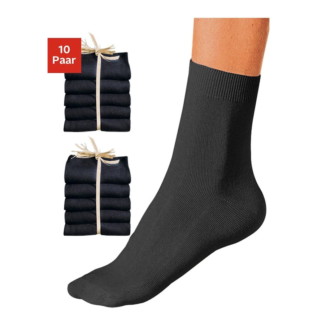 Go in Basicsocken, (Set, 10 Paar)