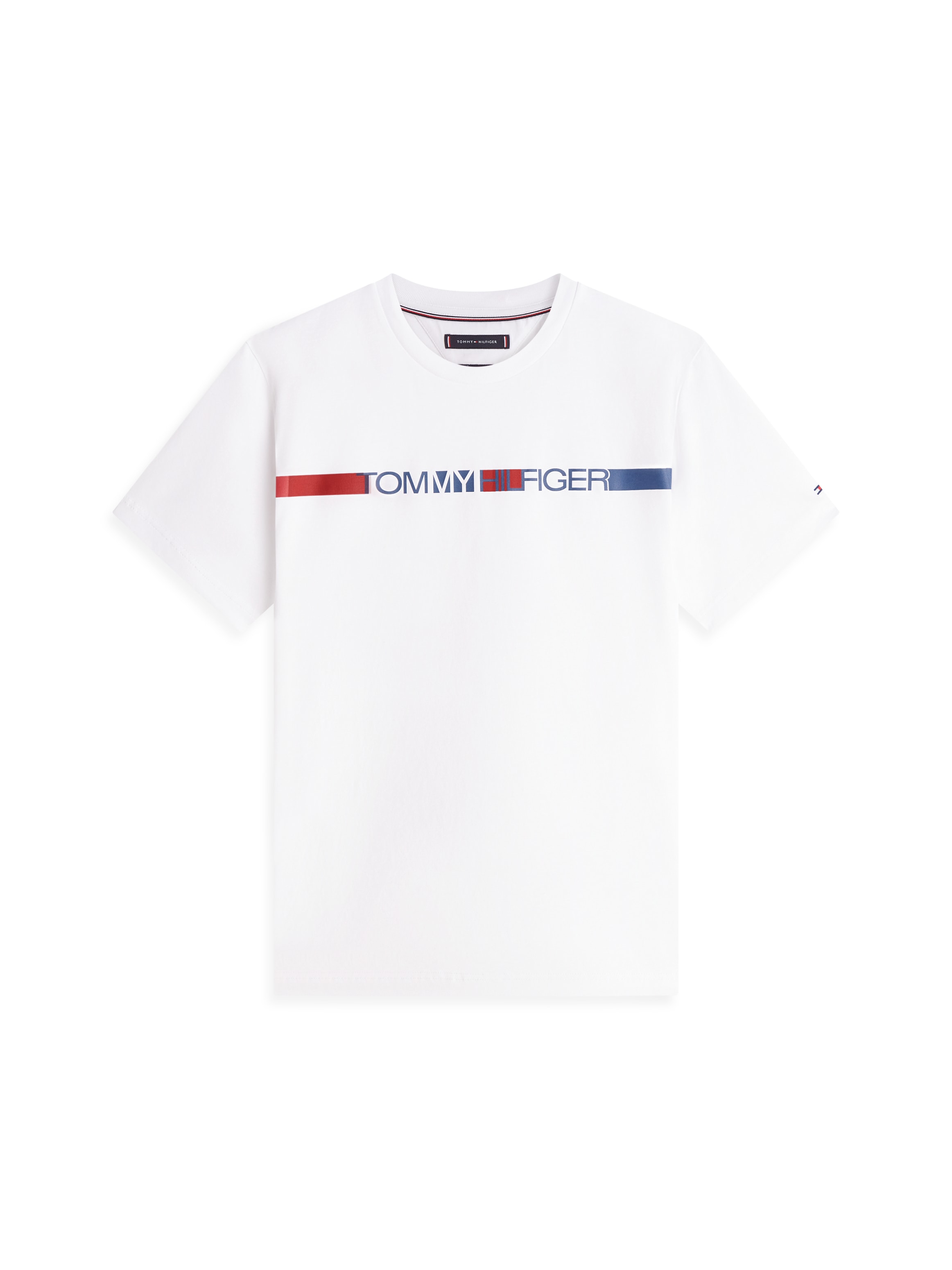 Tommy Hilfiger T-Shirt »BRAND LOVE  STRIPE« Regular fit mit Rundhalsausschnitt
