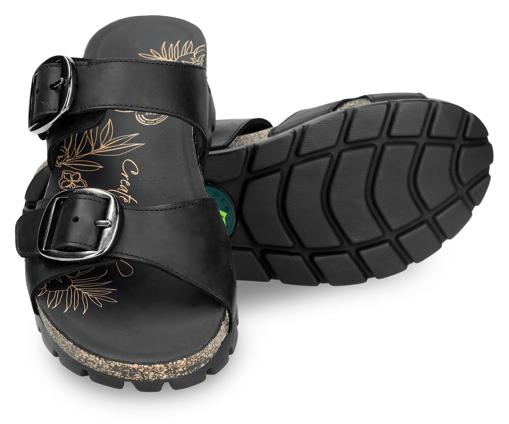 Panama Jack Pantolette »Shirley«, Sommerschuh, Hausschuh, Strandschuh mit Schnallenverschlüssen