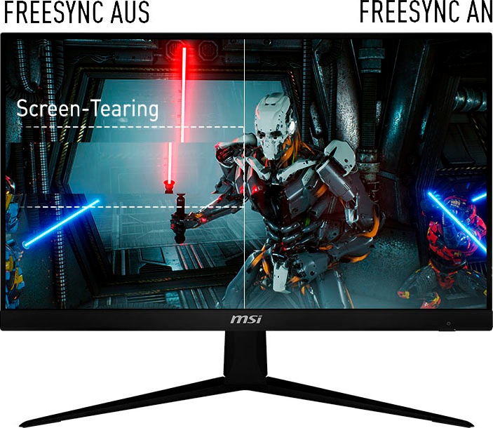 MSI Gaming-LED-Monitor »Optix G241«, 61 cm/24 Zoll, 1920 x 1080 px, Full HD, 1 ms Reaktionszeit, 144 Hz, 3 Jahre Herstellergarantie