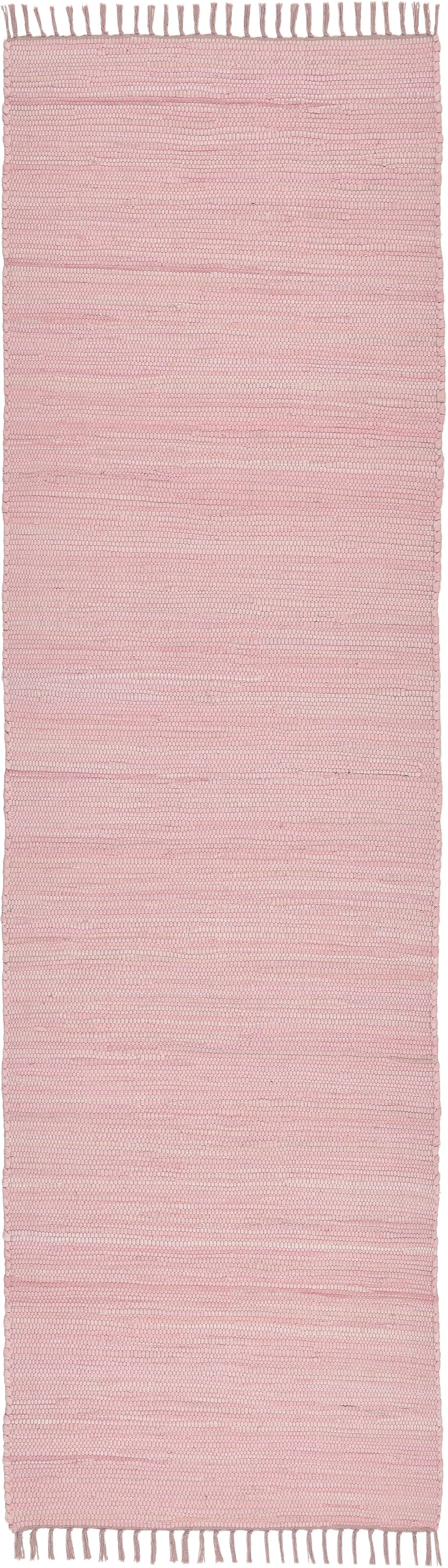 THEKO Teppich »Happy Cotton Fleckerl, handgewebt«, rechteckig, 5 mm Höhe, F günstig online kaufen