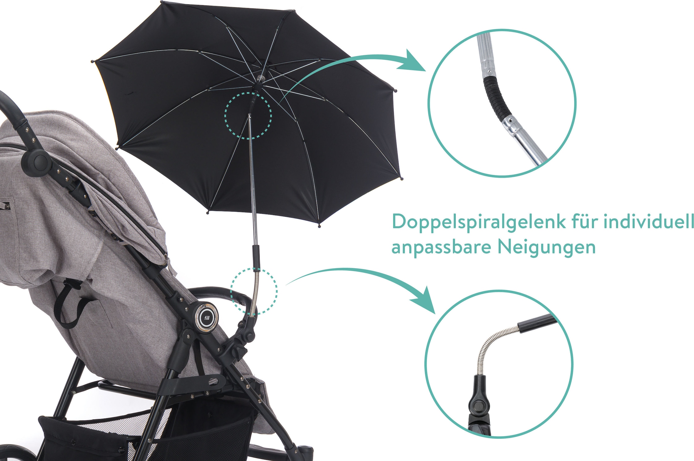 Fillikid Kinderwagenschirm »Style«