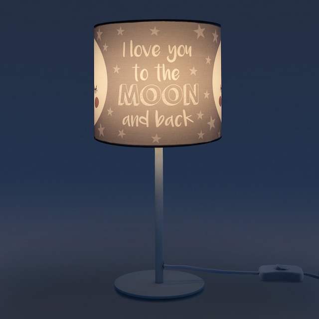 Mond-Motiv, bestellen 1 Kinderzimmer »Aleyna Home Paco E14 flammig-flammig, Tischleuchte Kinderlampe 103«, LED Lampe online mit Tischleuchte
