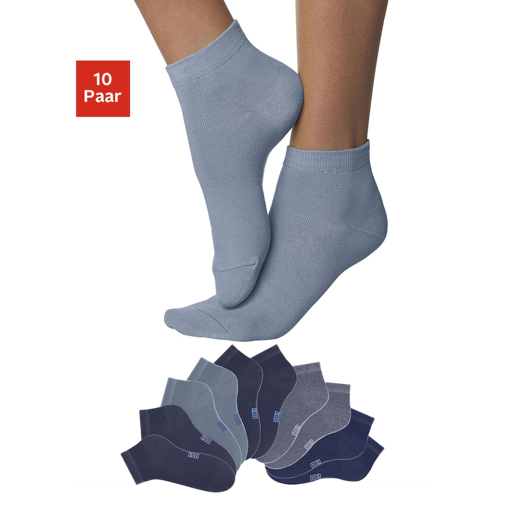 H.I.S Kurzsocken, (Set, 10 Paar)