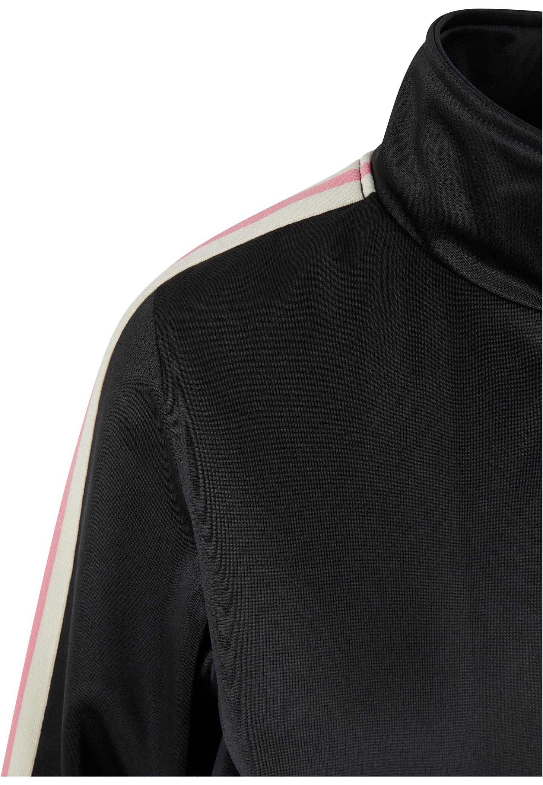 URBAN CLASSICS Trainingsjacke »Urban Classics Damen Ladies Retro Track Jacket« 1 Stk. tlg. ohne Kapuze
