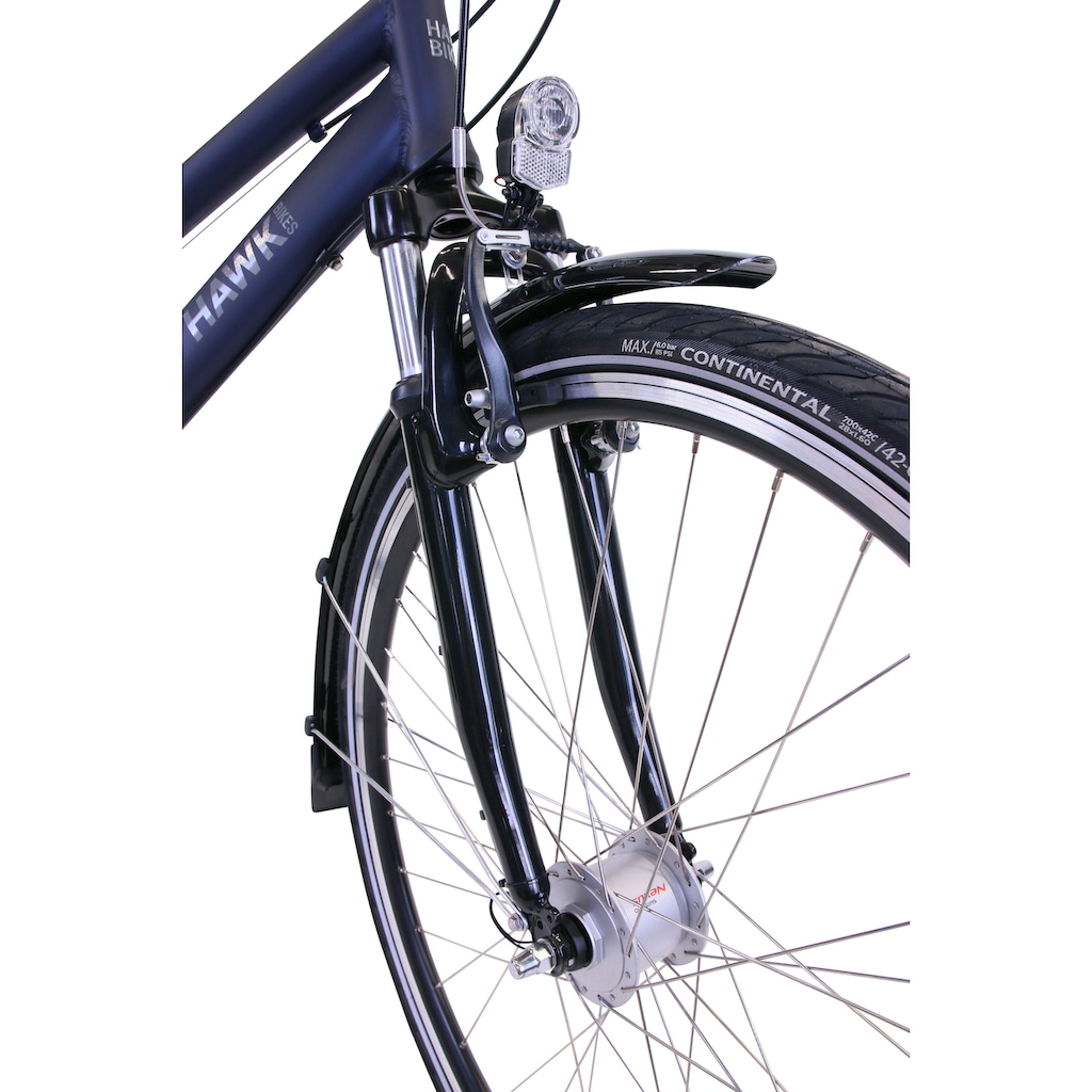HAWK Bikes Cityrad »Lady Deluxe«, 7 Gang, Nabenschaltung