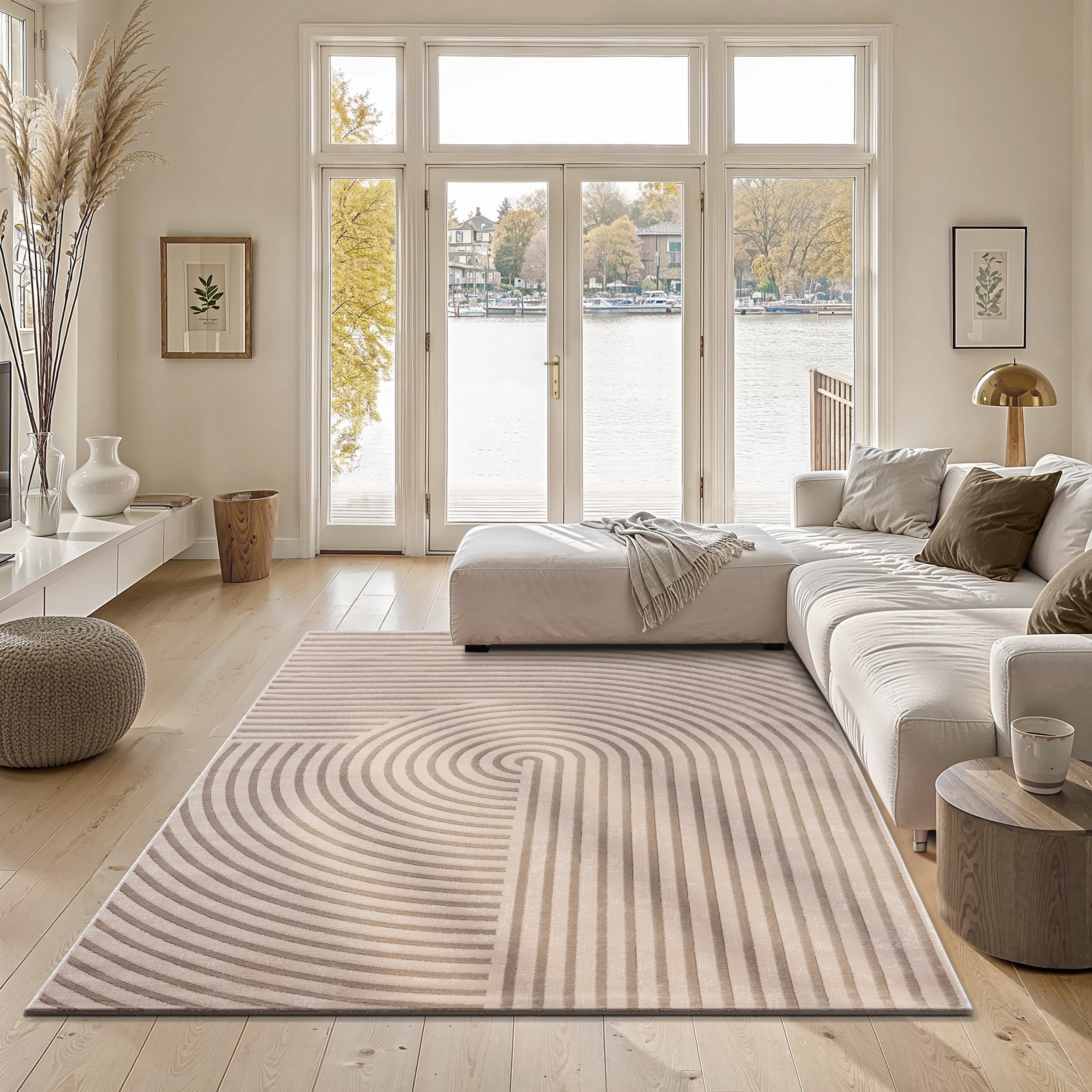 the carpet Teppich »Knight« rechteckig 12 mm Höhe moderner Wohnzimmer Teppich elegant glänzender Flor