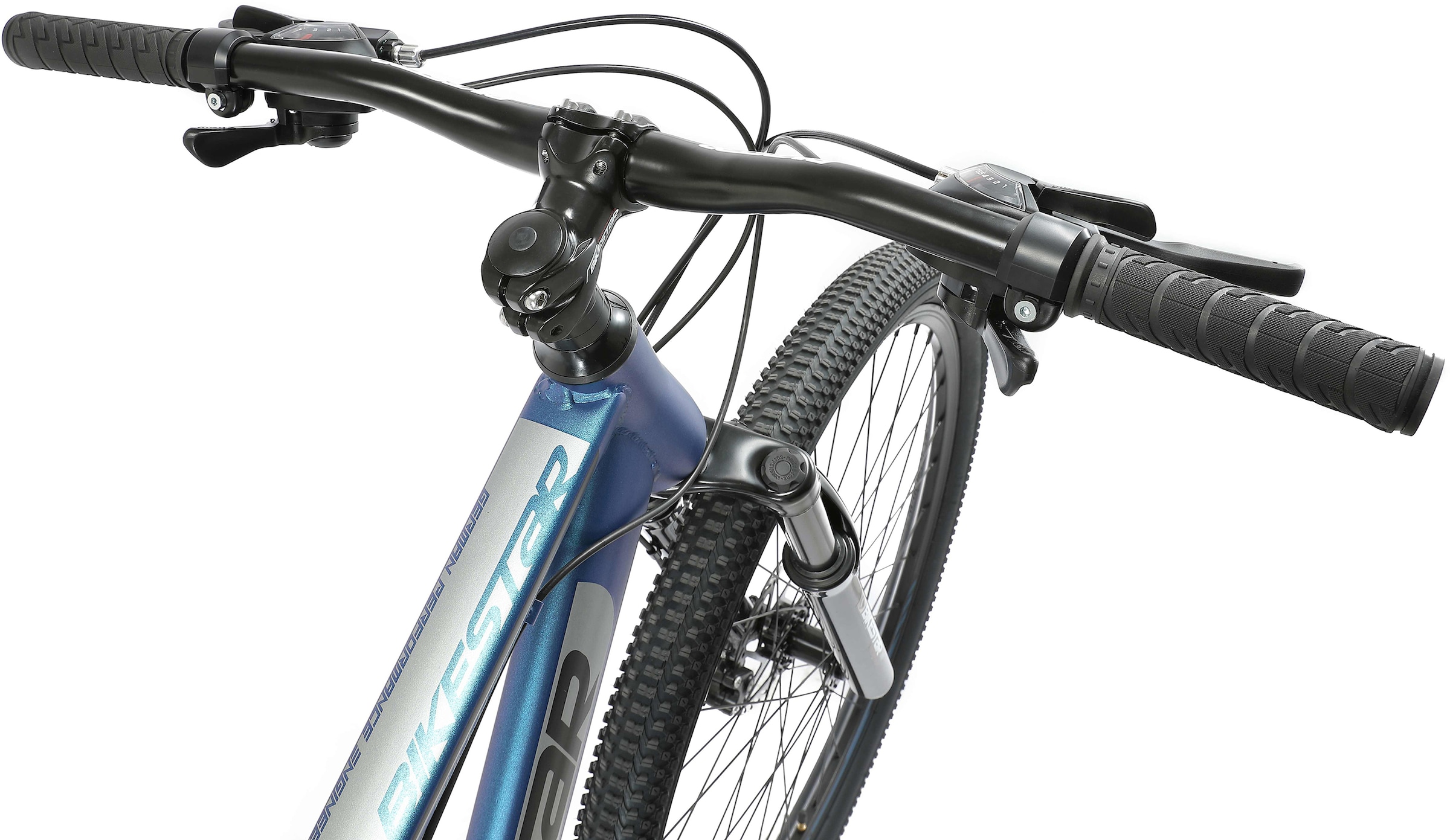 Bikestar Mountainbike, 21 Gang, Shimano, RD-TY300 Schaltwerk, Kettenschaltung, für Damen und Herren, Kettenschaltung