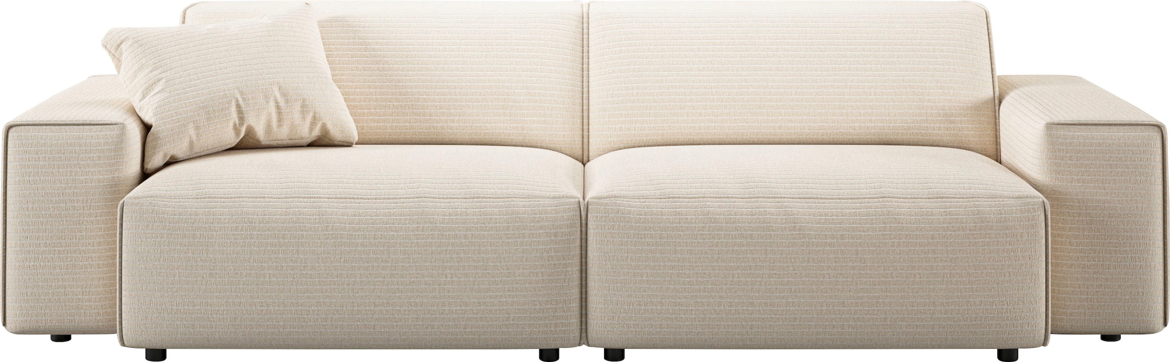 andas Big-Sofa »Glimminge  auch in Breitcord, Feincord + Easy care-Bezug,«, besondere Kedernähte Zierkissen