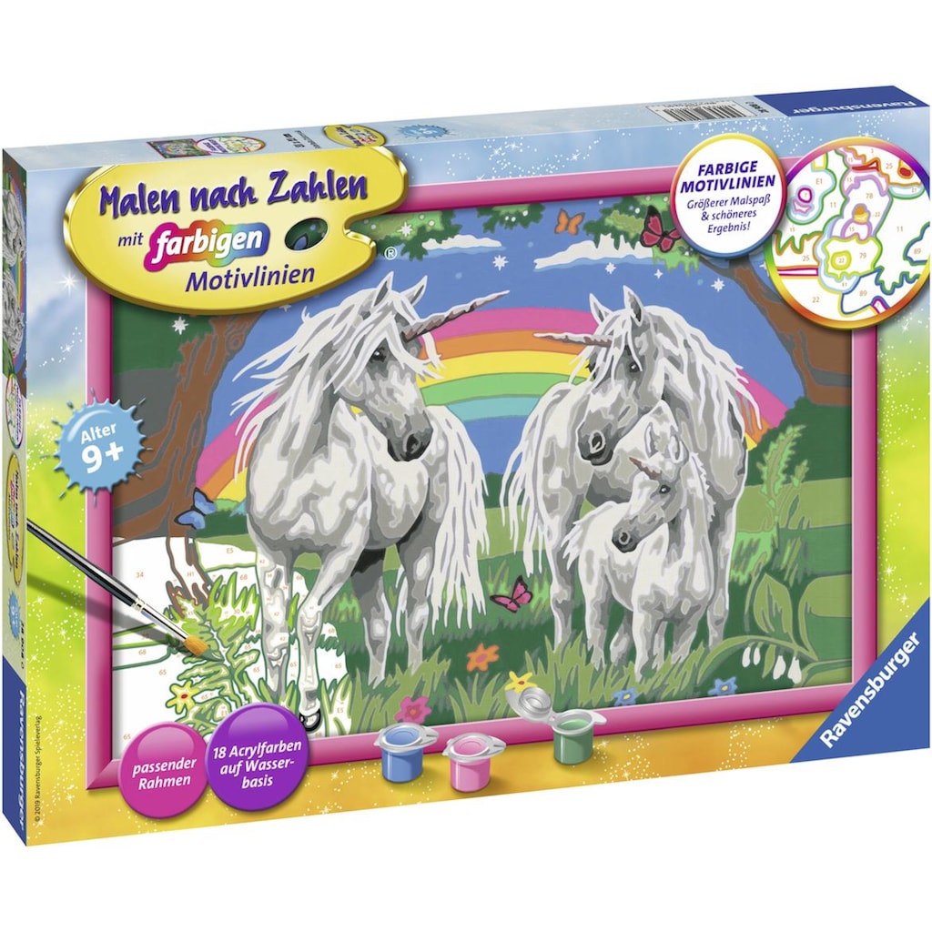 Ravensburger Malen nach Zahlen »Fabelhafte Einhornwelt«