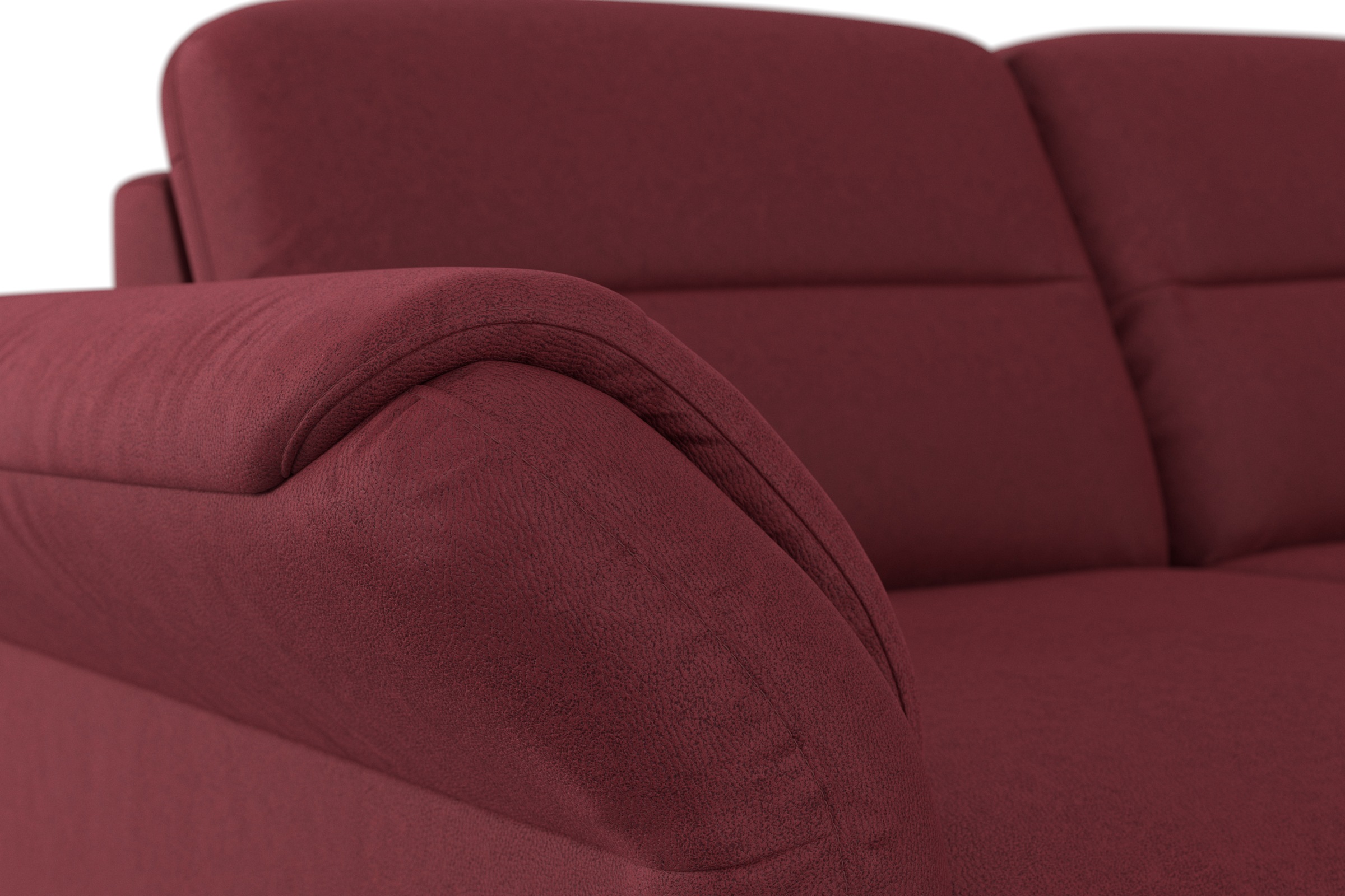 sit&more Ecksofa »Mellum L-Form«, Federkern, wahlweise mit Bettfunktion, Stauraum und Armteilfunktion
