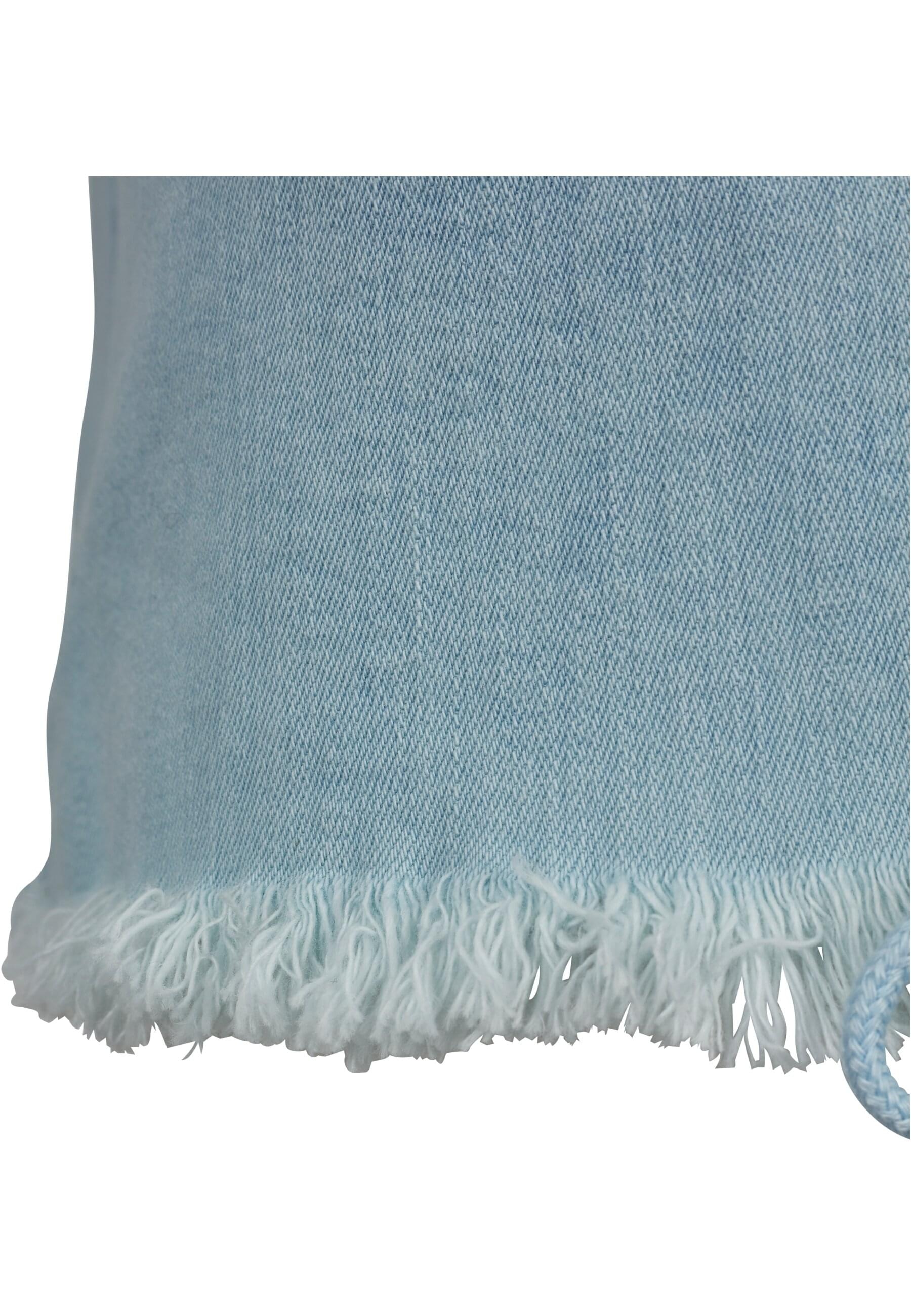 URBAN CLASSICS Jerseyrock »Urban Classics Damen Ladies Denim Lace Up Skirt« 1 Stk.