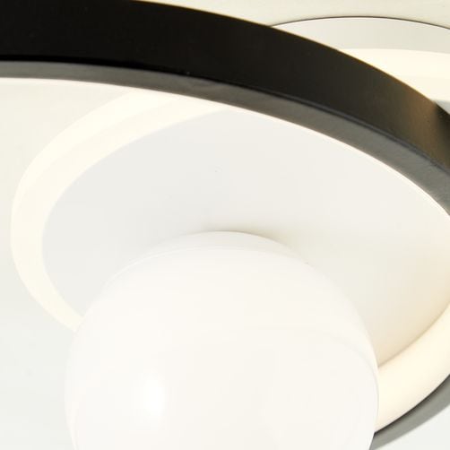 Brilliant schwarz/weiß LED 30x35cm online 1 flammig-flammig, Deckenlampe bestellen Deckenleuchte »Atlanta«,